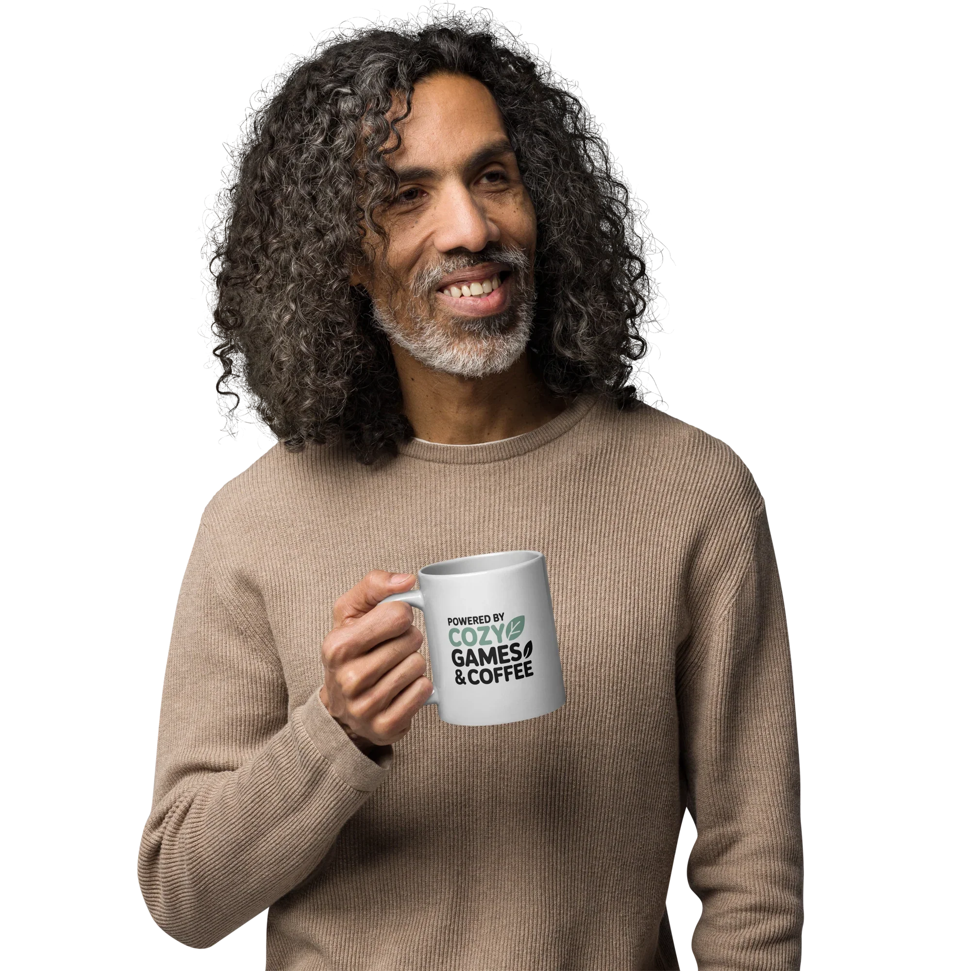 Powered by Cozy Games & Coffee Mug – Minimalist Gamer Lifestyle Design - RaZits