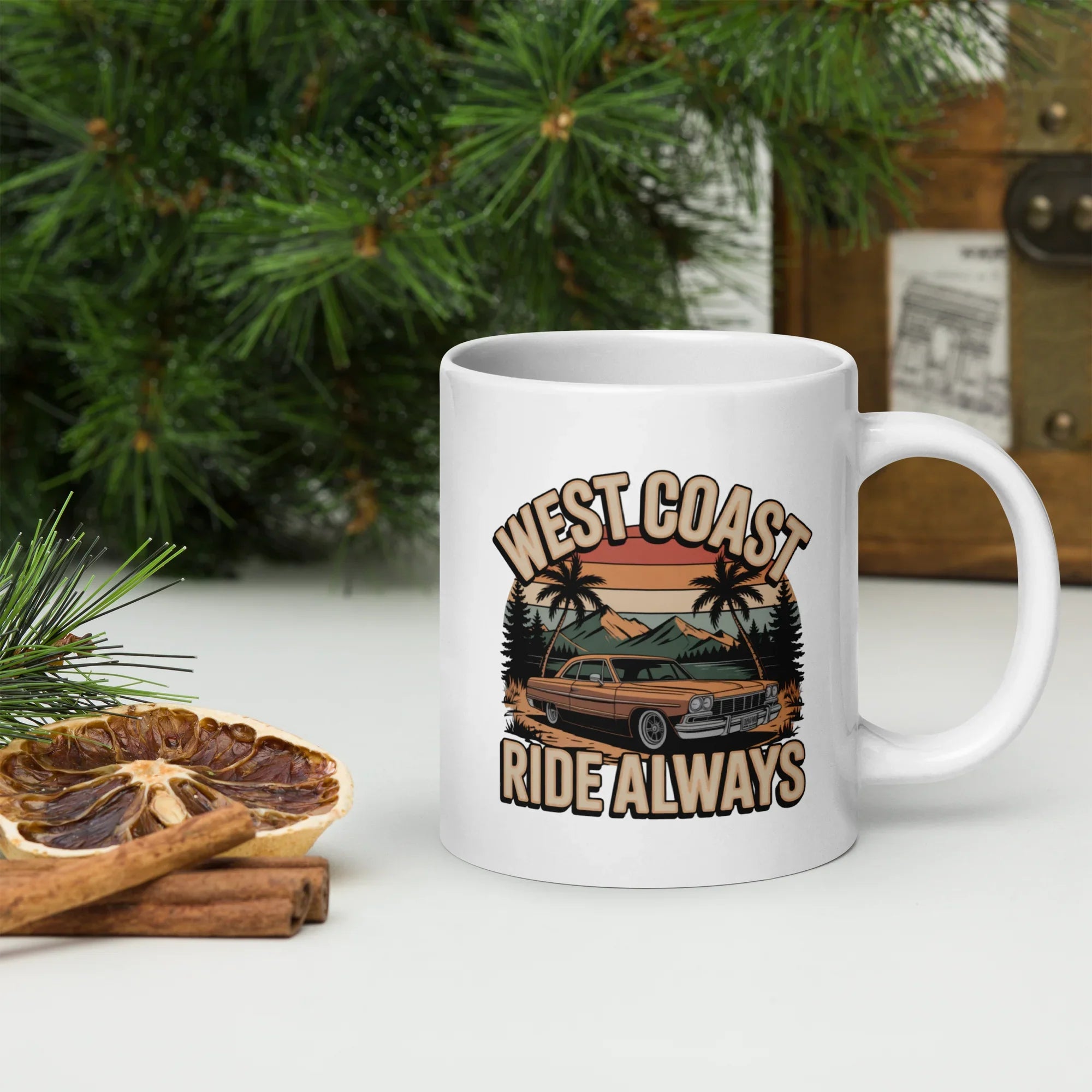 West Coast Ride Always Ceramic Mug - RaZits