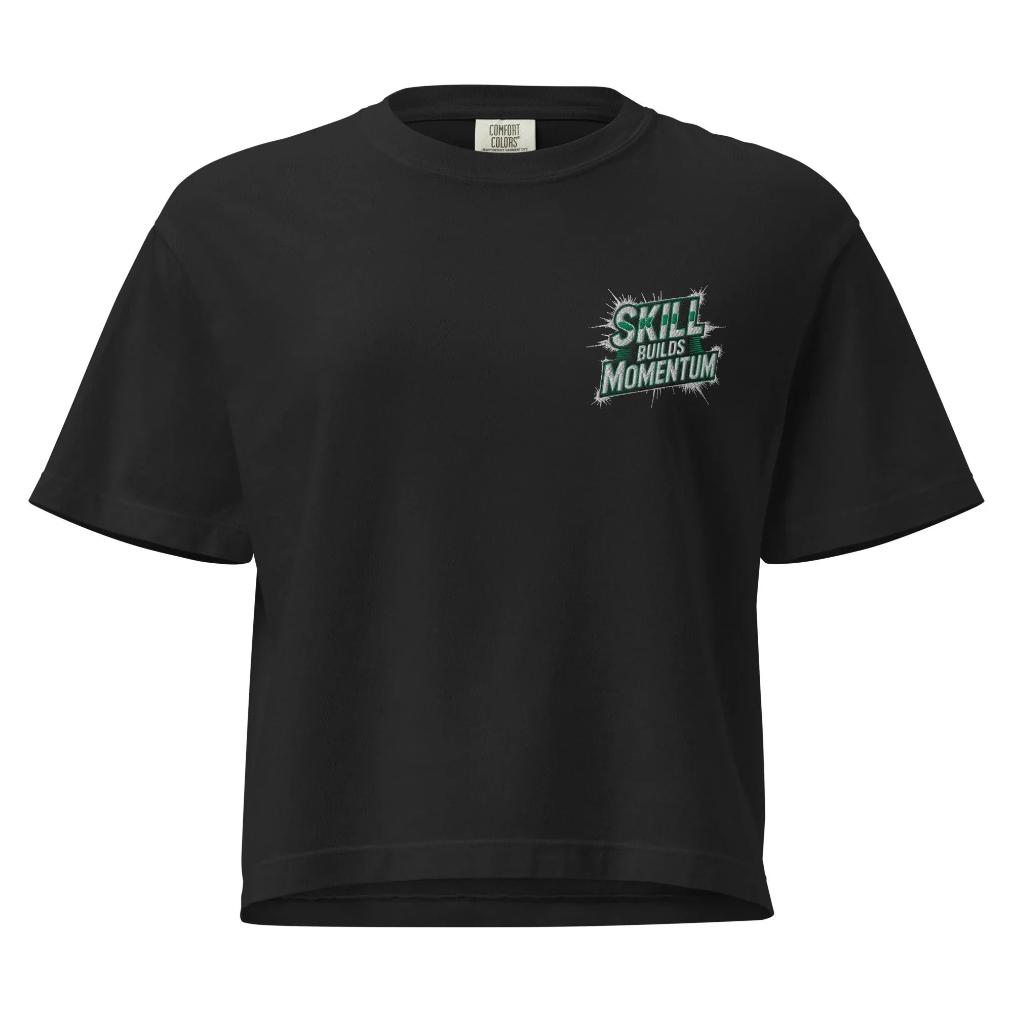 Skill Builds Momentum Fighting T-Shirt – Arcade Burst 2D Fighter Style - RaZits