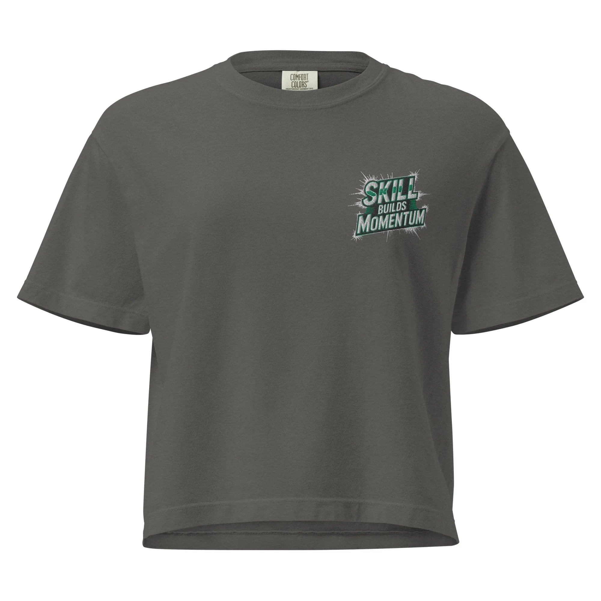 Skill Builds Momentum Fighting T-Shirt – Arcade Burst 2D Fighter Style - RaZits