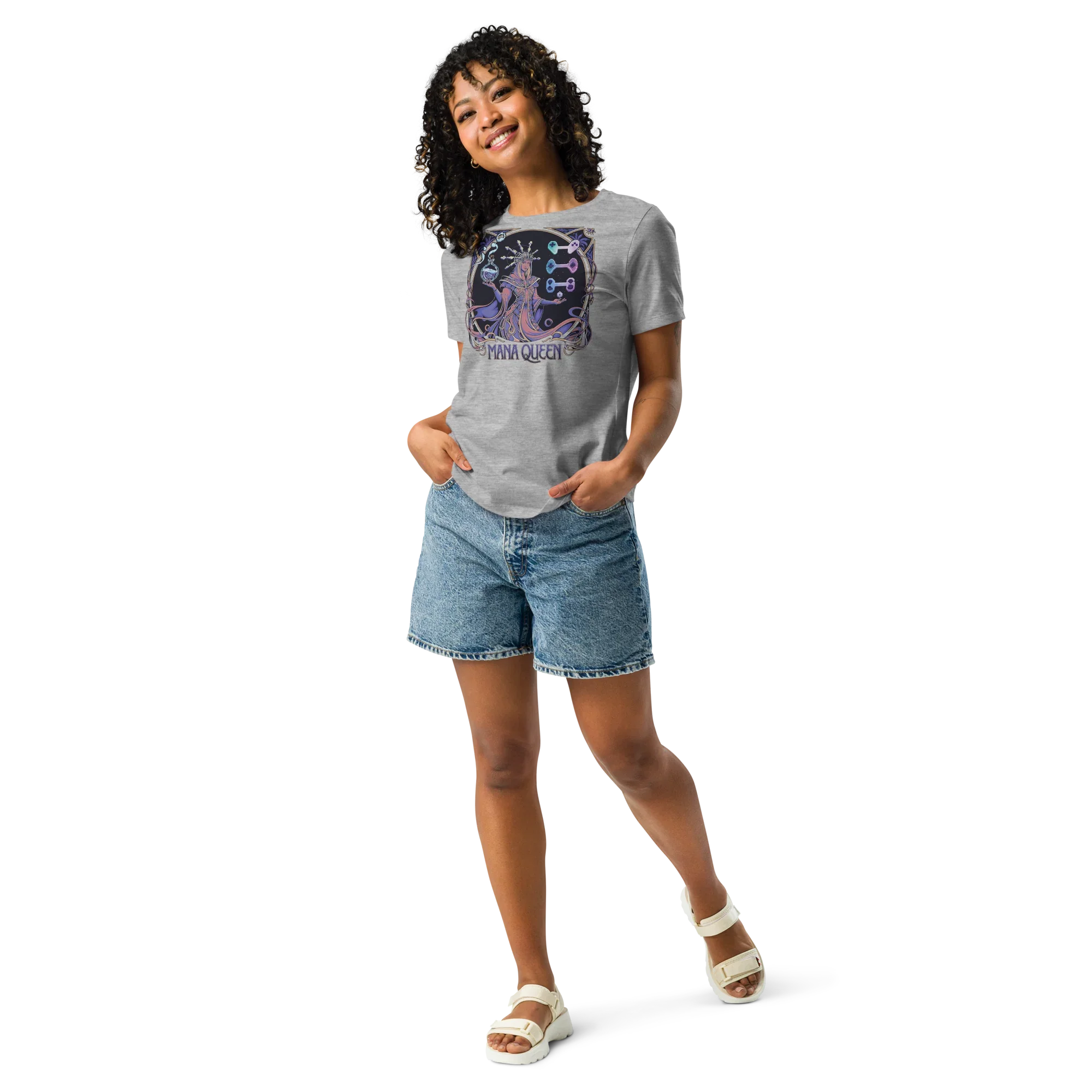 Mana Queen Shirt – Fantasy Sorceress Gamer Tee - RaZits