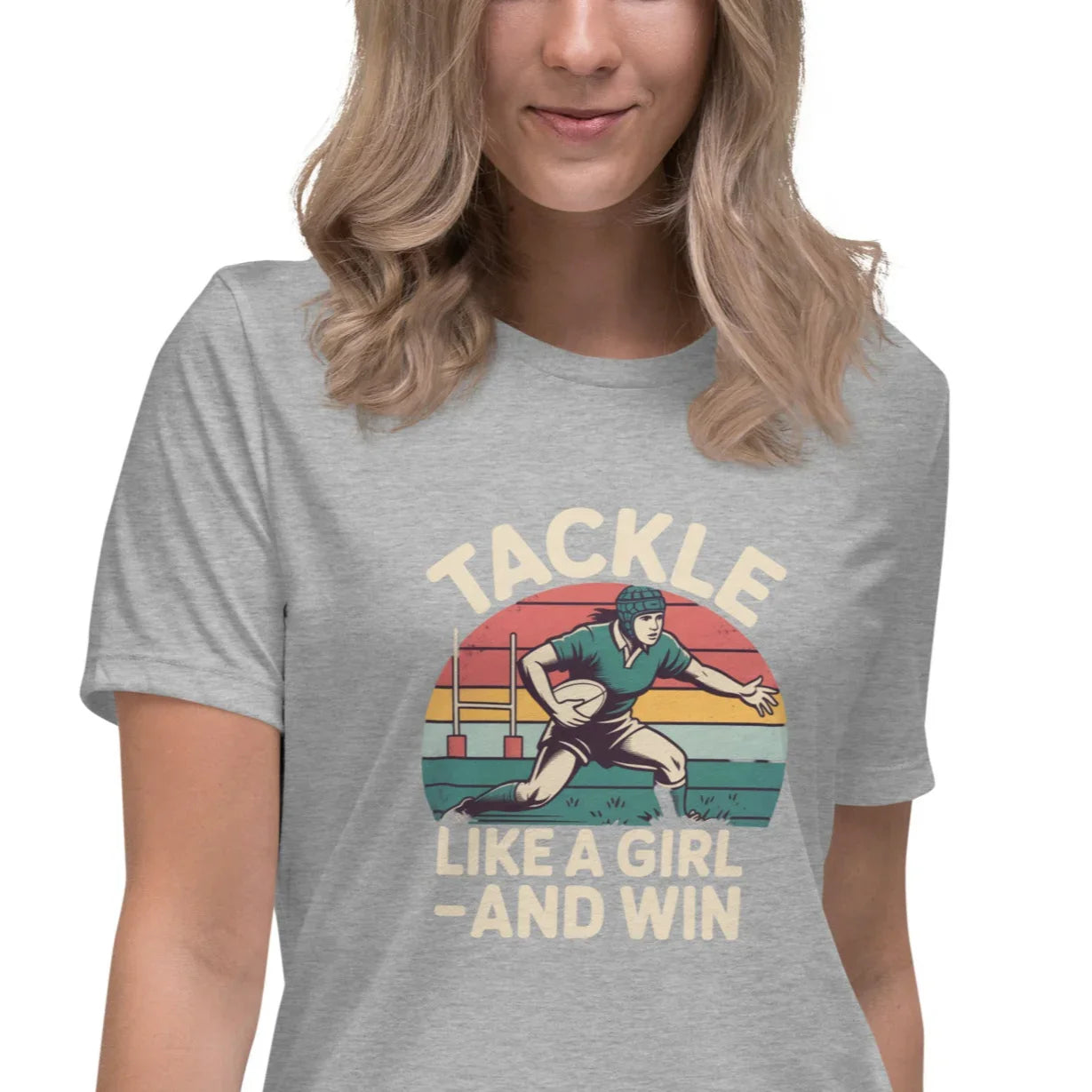 Tackle Like a Girl Tee – Win Bold Rugby Style - RaZits
