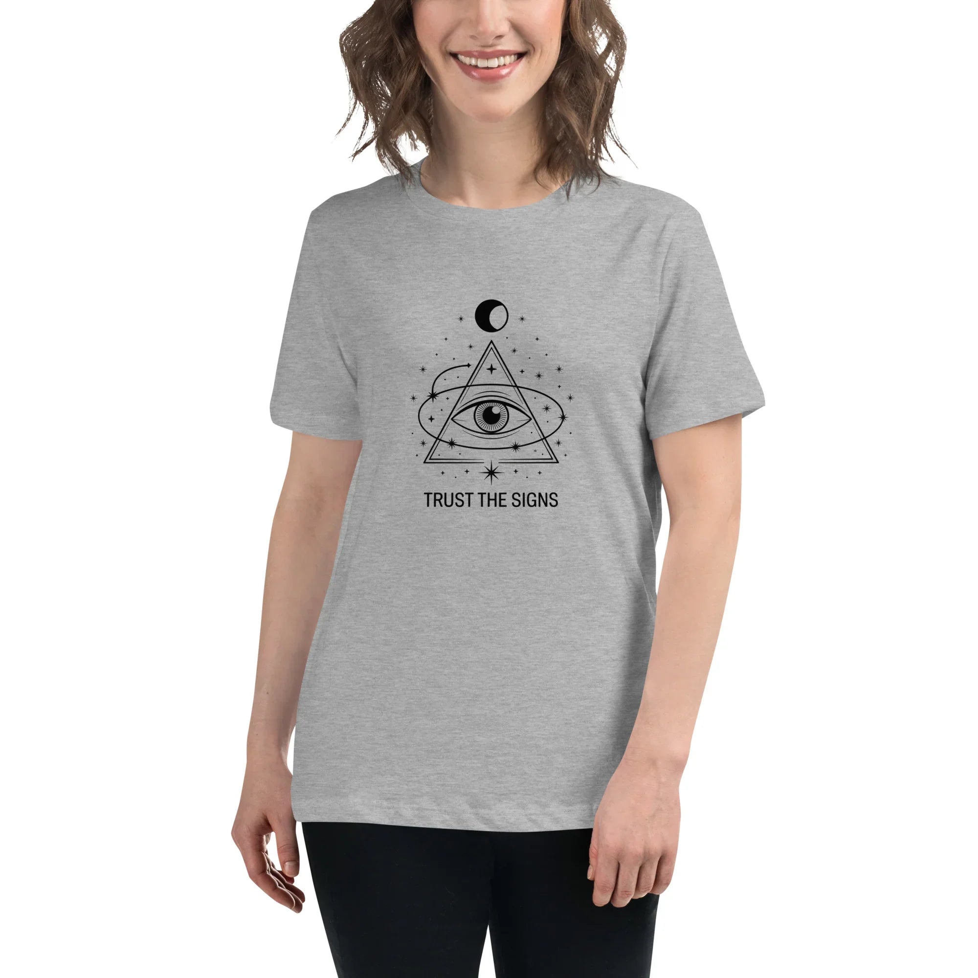 Trust the Signs T-Shirt – Third Eye Cosmic Triangle - RaZits