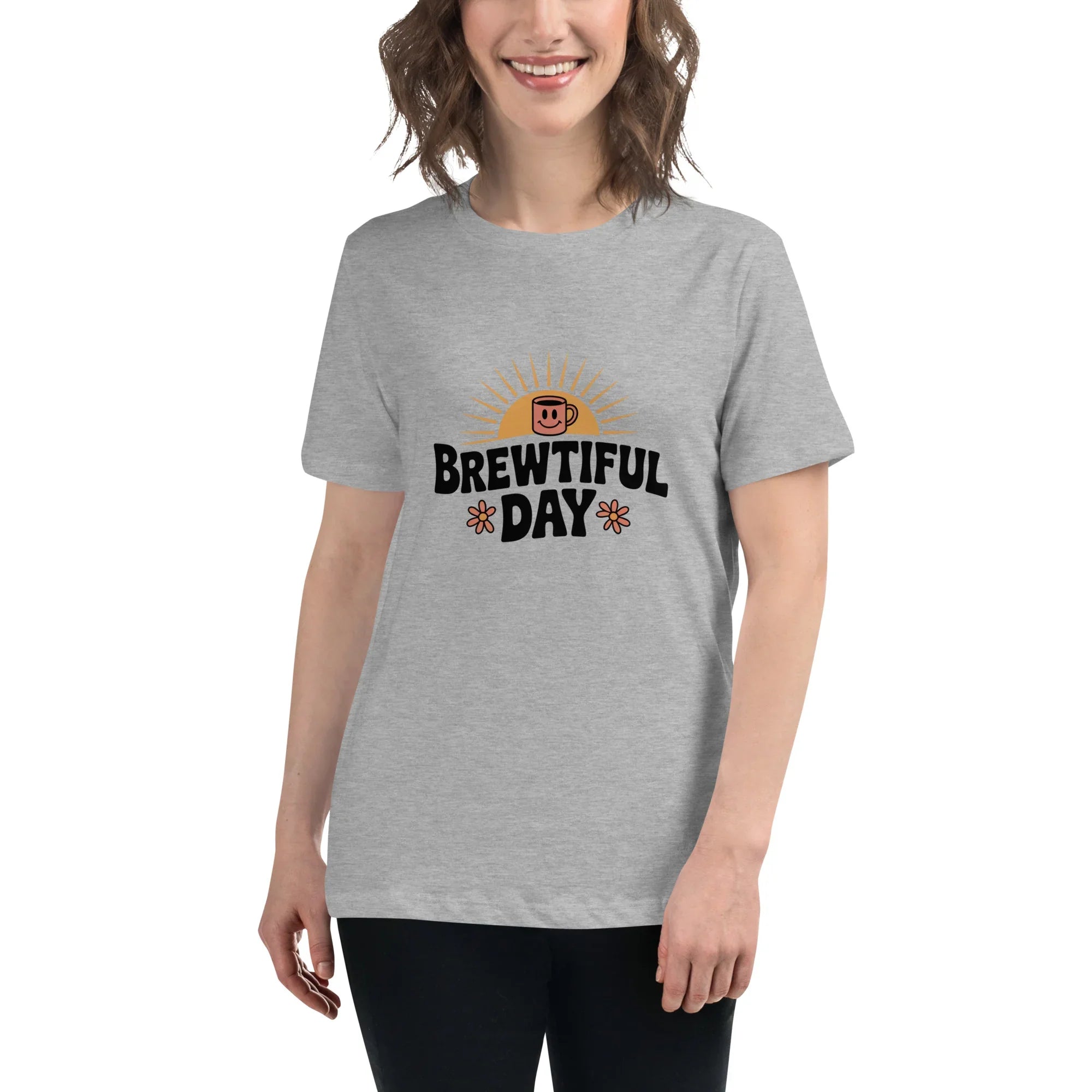 Brewtiful Day Sunrise Coffee Tee - RaZits