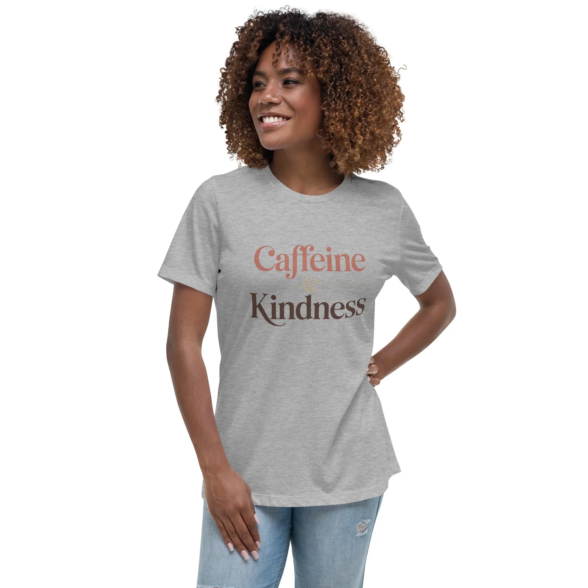 Caffeine & Kindness Minimalist Tee - RaZits