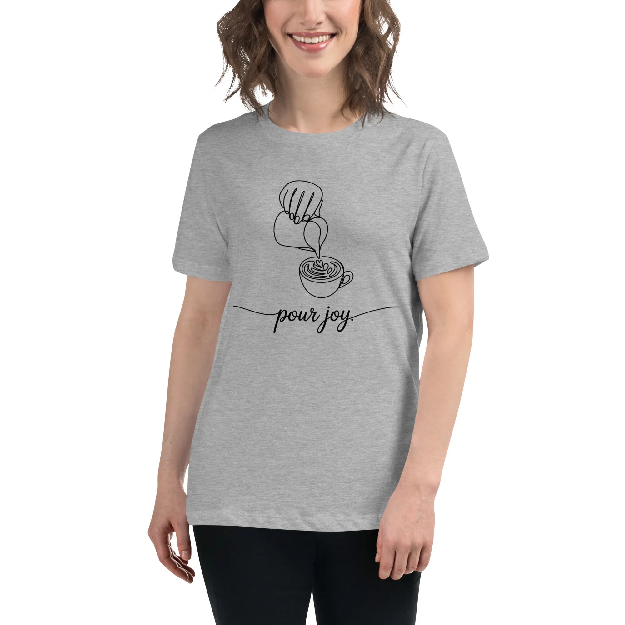 Pour Joy Latte Art Tee - RaZits