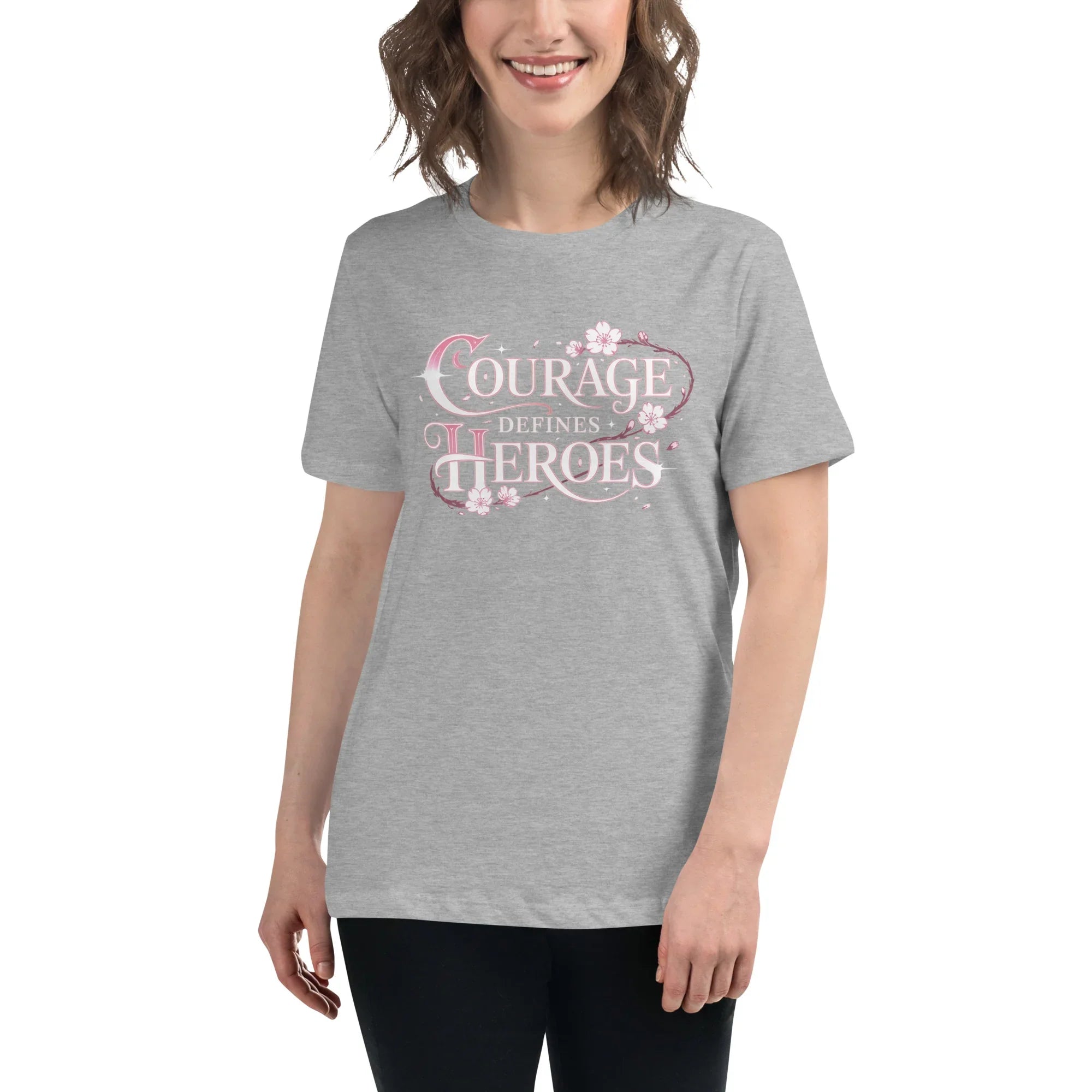 Courage Defines Heroes – JRPG Sakura T-Shirt - RaZits
