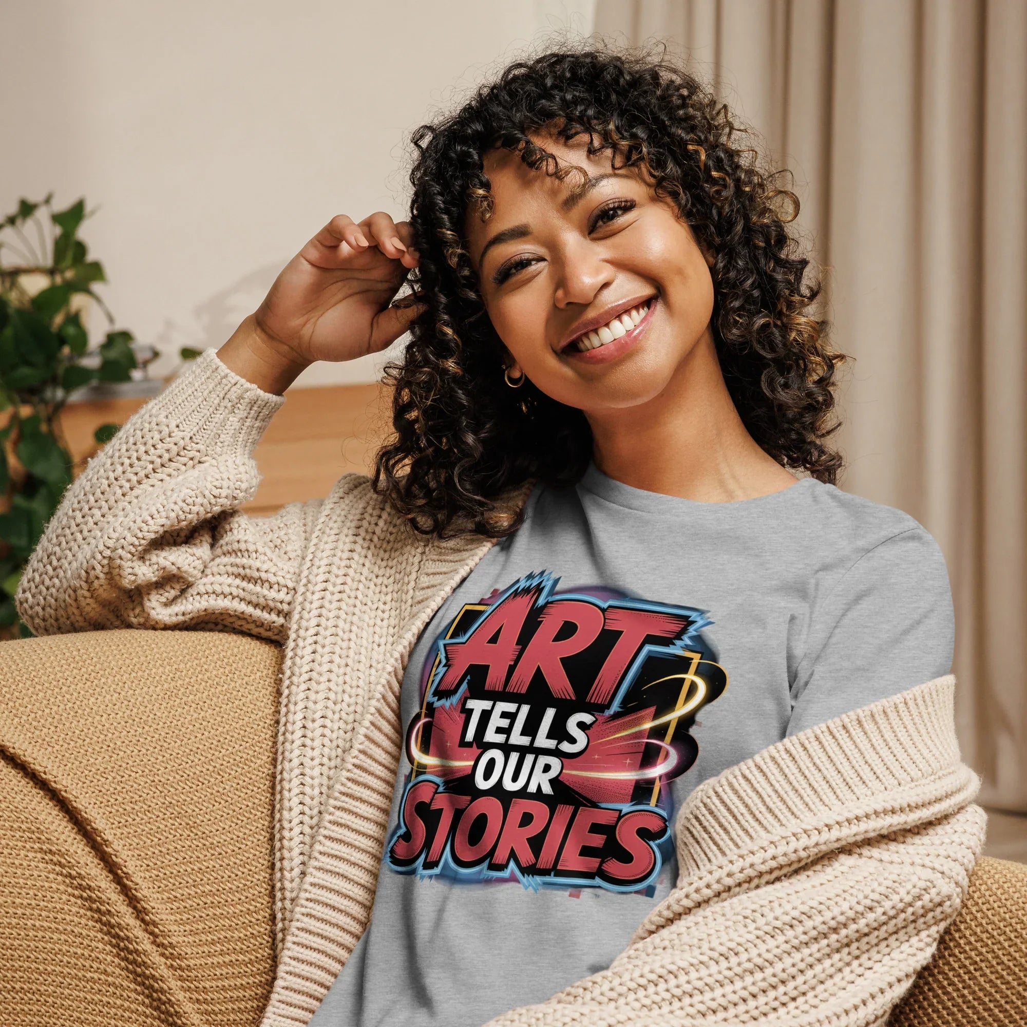 Art Tells Our Stories Shirt – Creative Expression Adventure Tee - RaZits