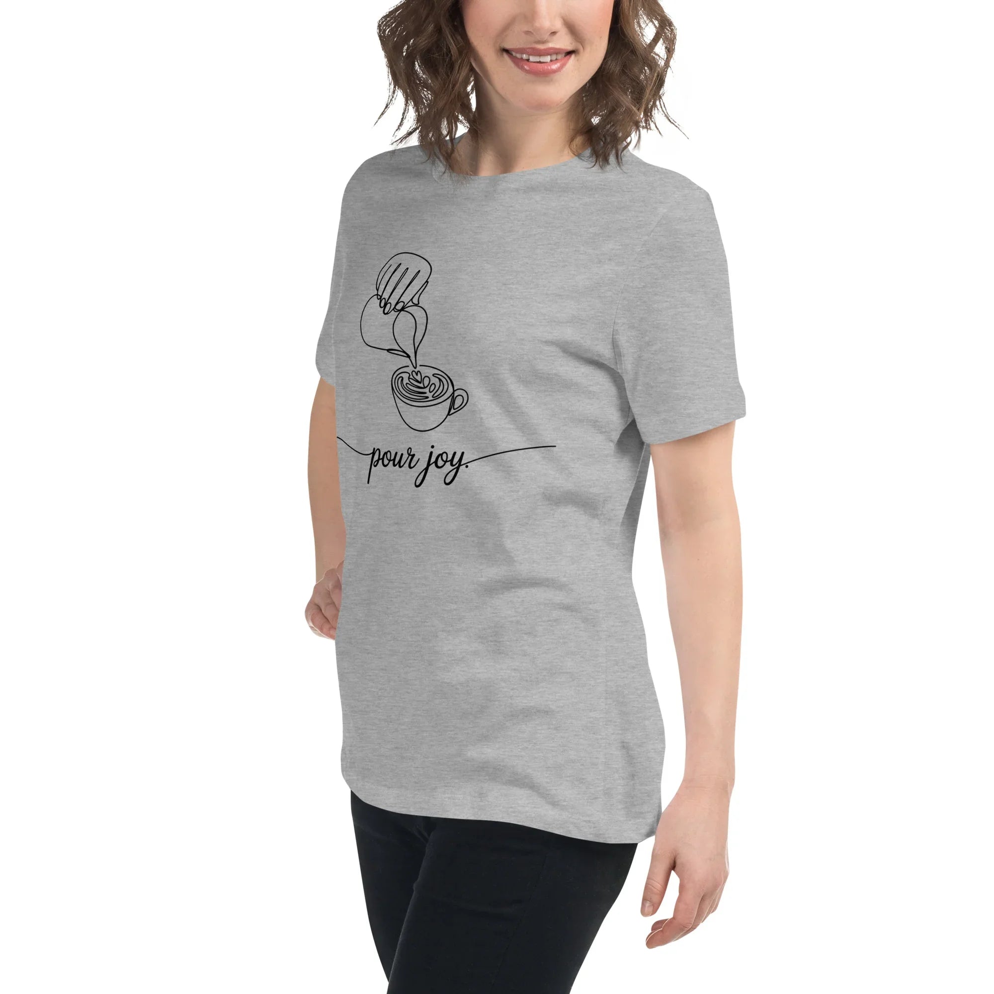 Pour Joy Latte Art Tee - RaZits