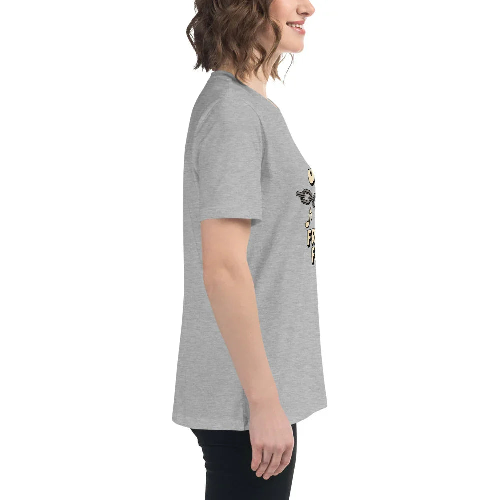 Jazz Is Freedom Found – Relaxed Fit Cotton Tee - RaZits