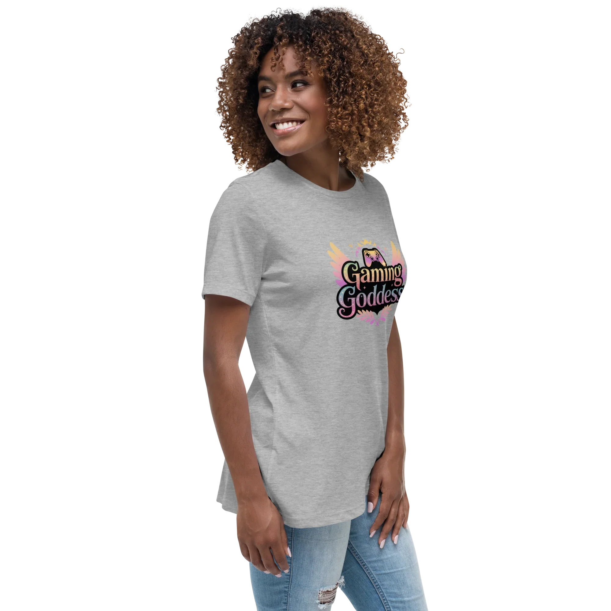 Gaming Goddess Tee – Winged Gamer Girl Shirt - RaZits