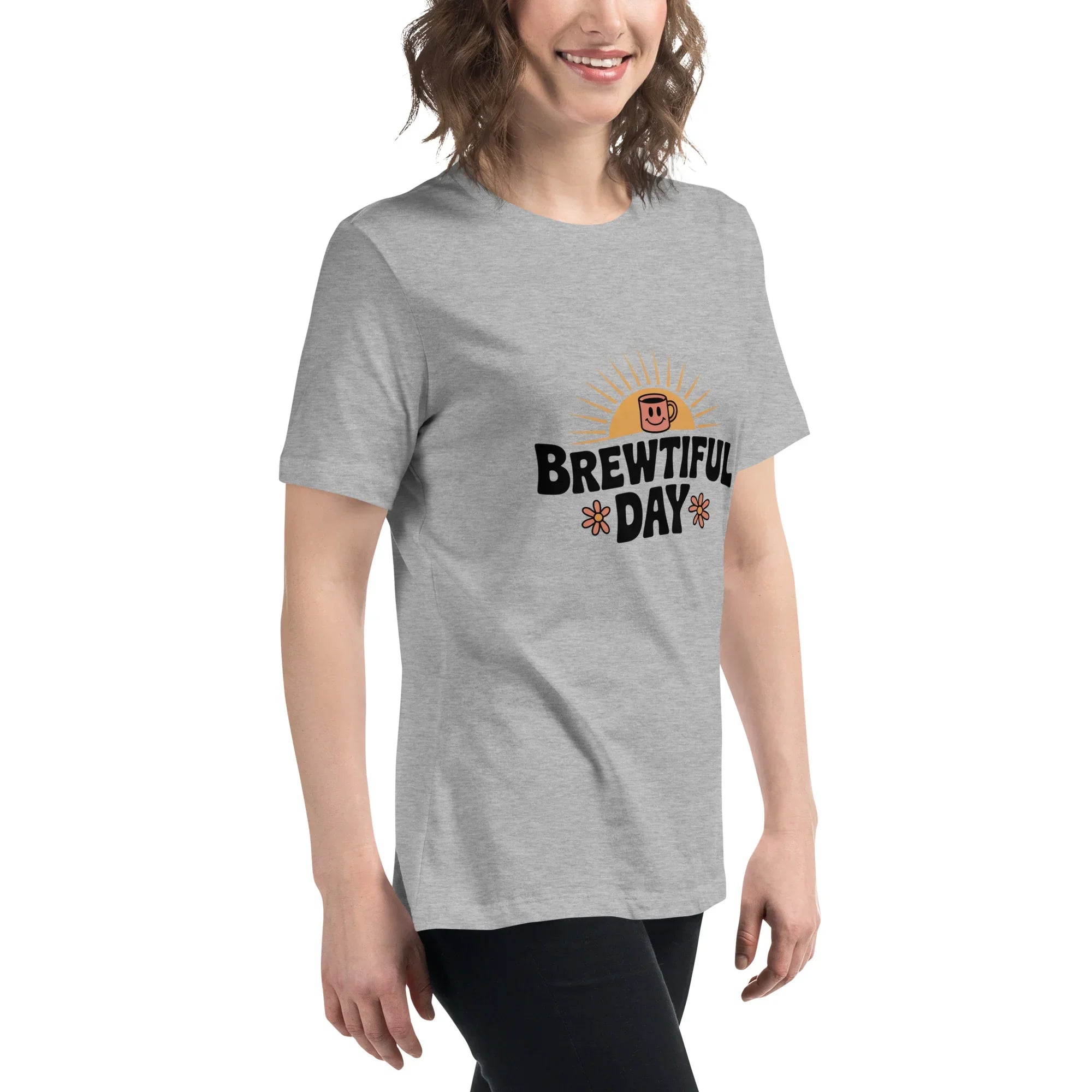 Brewtiful Day Sunrise Coffee Tee - RaZits