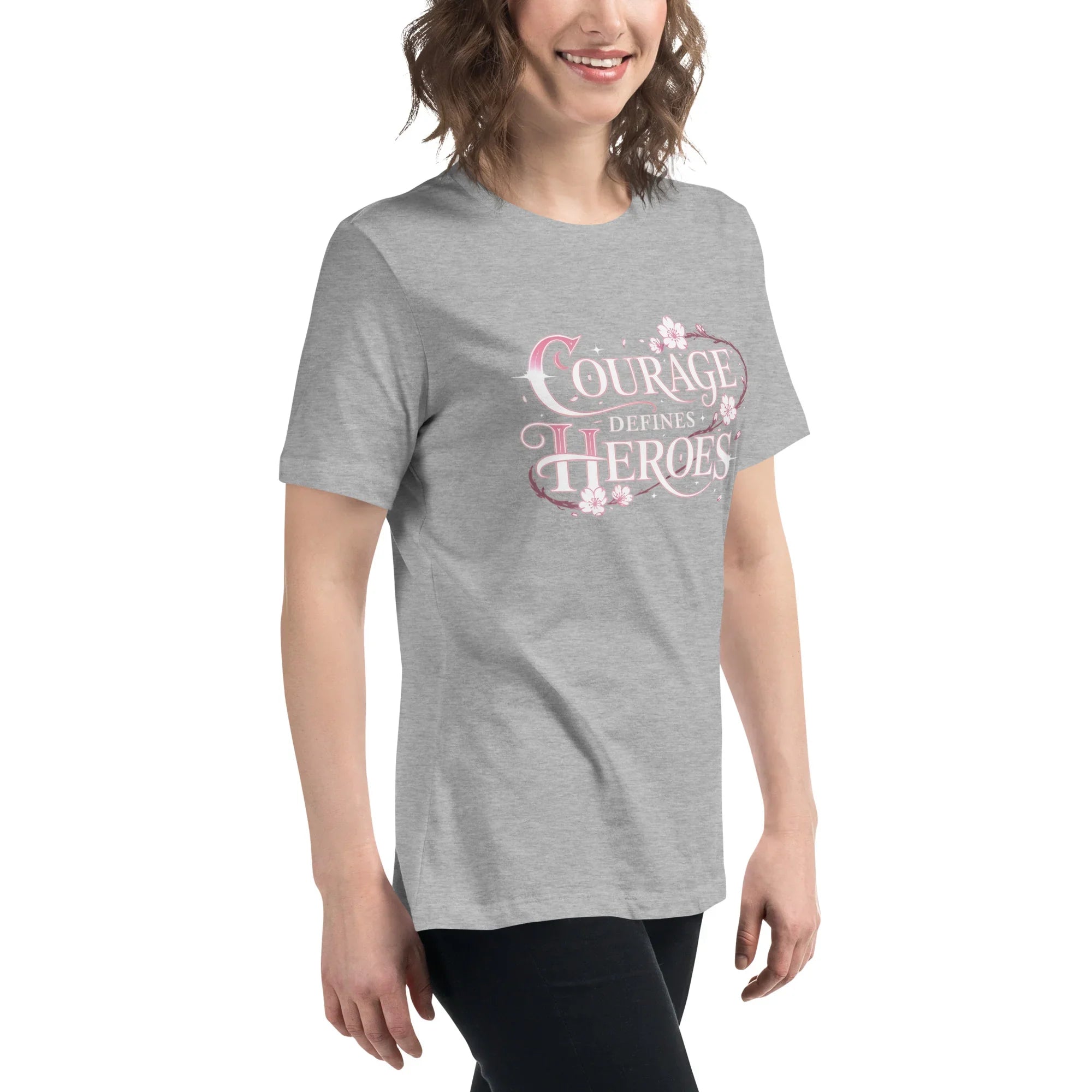 Courage Defines Heroes – JRPG Sakura T-Shirt - RaZits