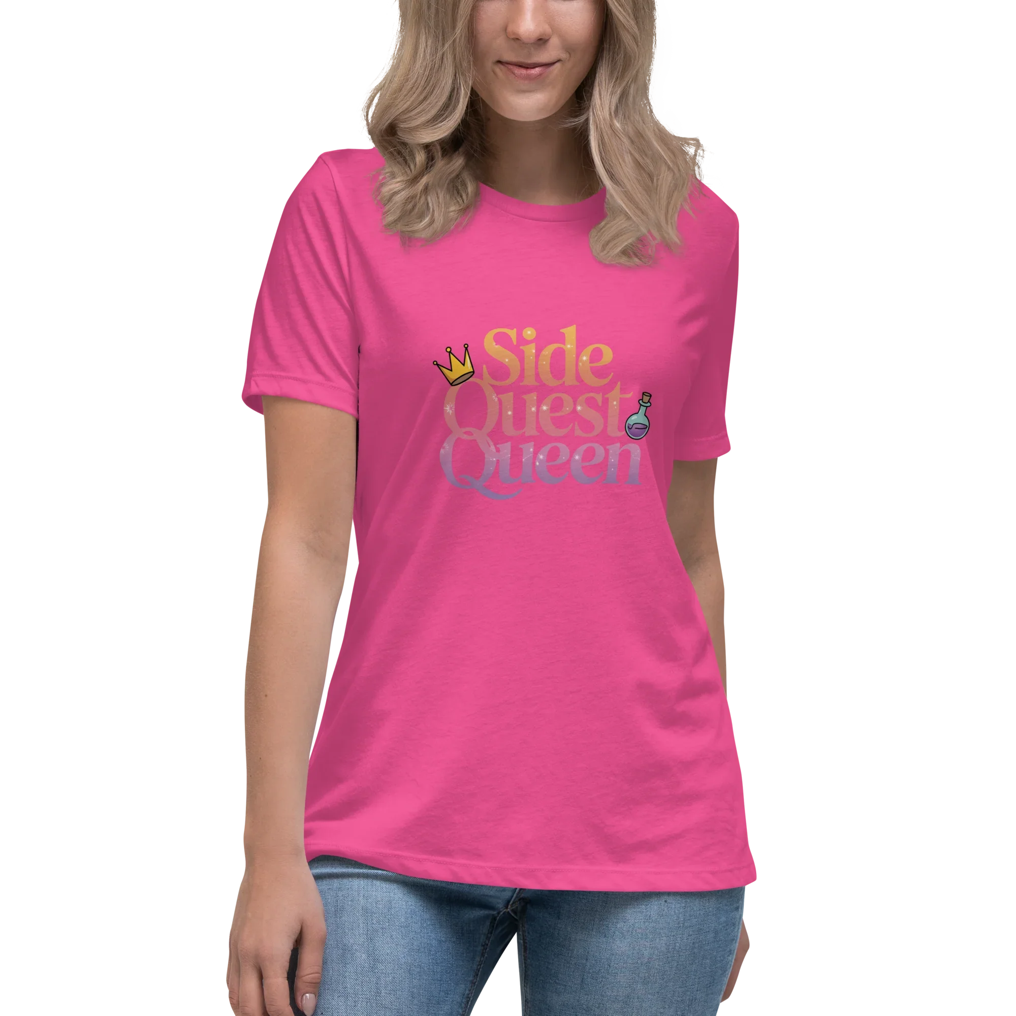 Side Quest Queen Shirt – Fantasy Gamer Girl Tee - RaZits