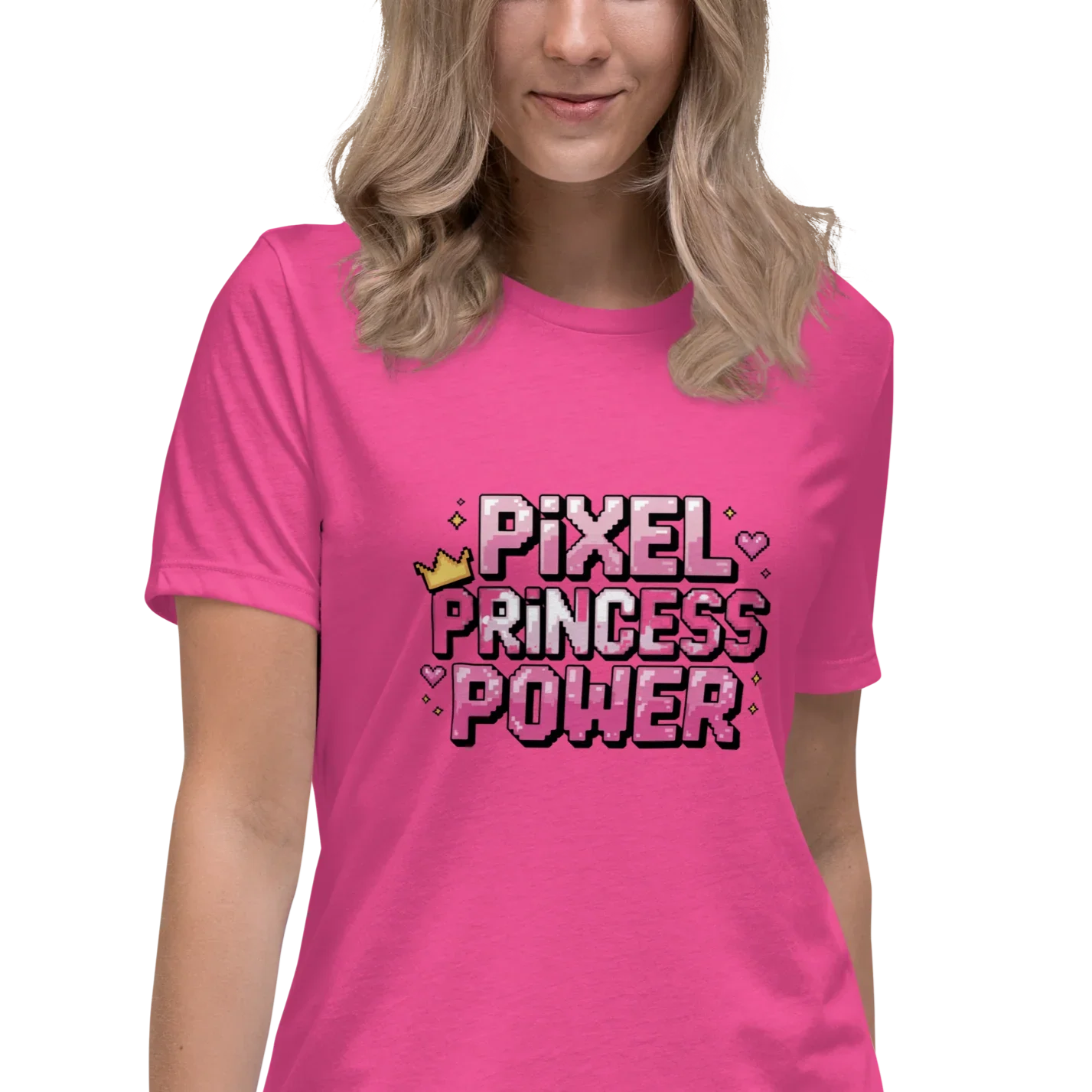 Pixel Princess Power Shirt – Retro Gamer Girl Tee - RaZits