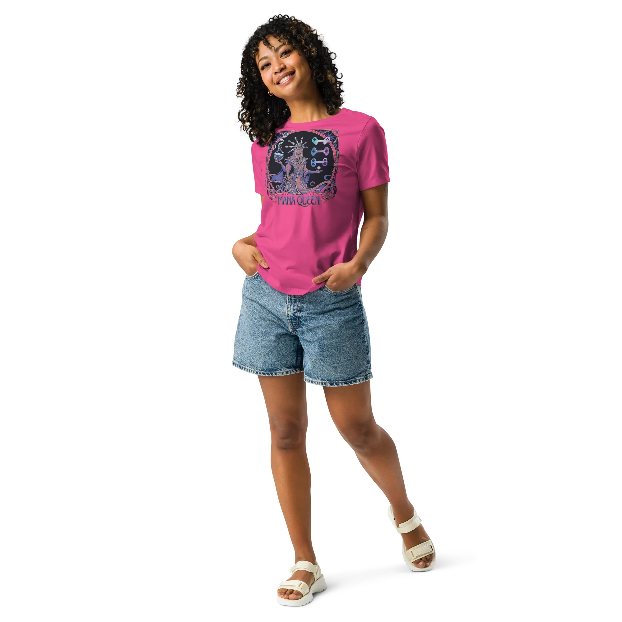 Mana Queen Shirt – Fantasy Sorceress Gamer Tee - RaZits