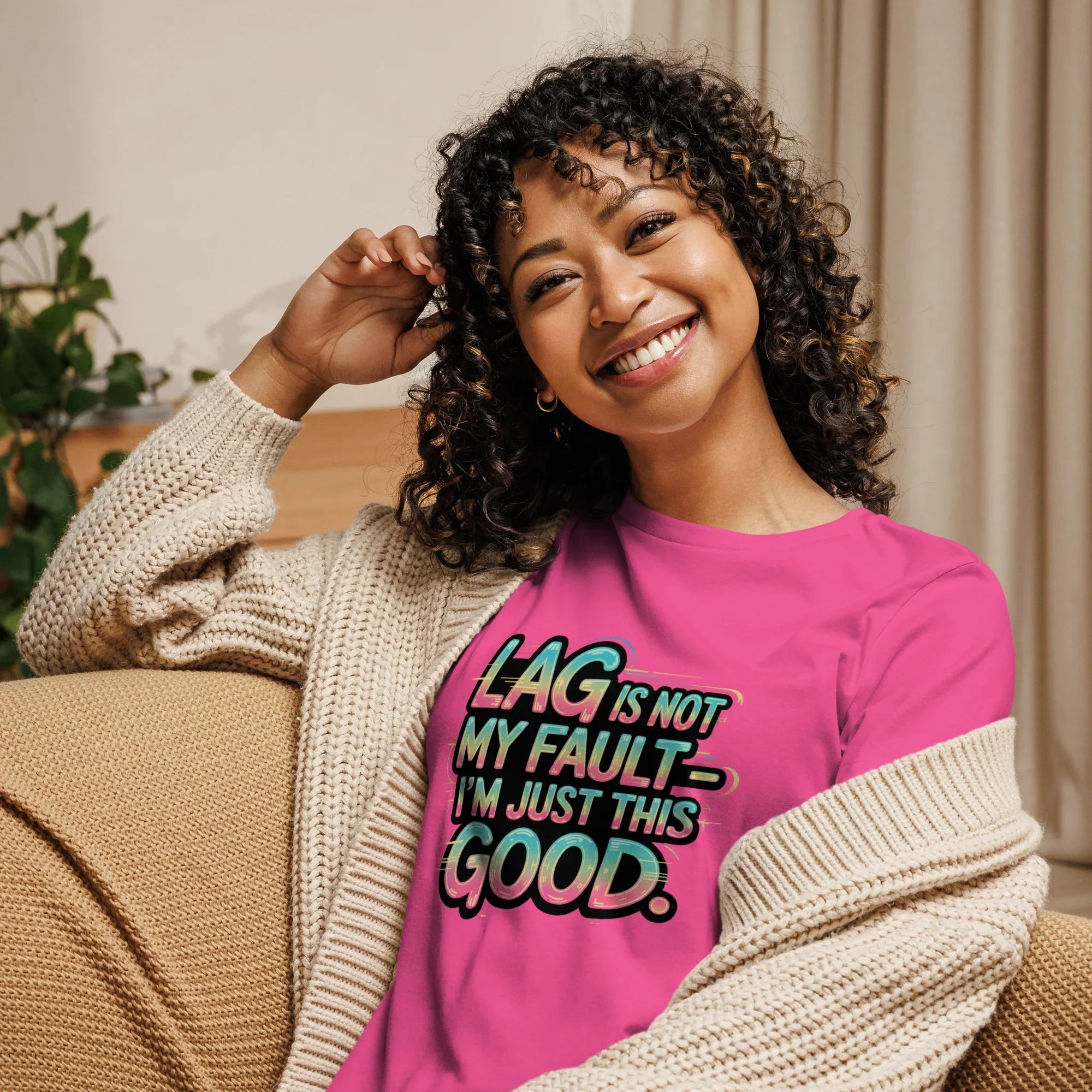 Lag Is Not My Fault Shirt – Funny Gamer Girl Tee - RaZits