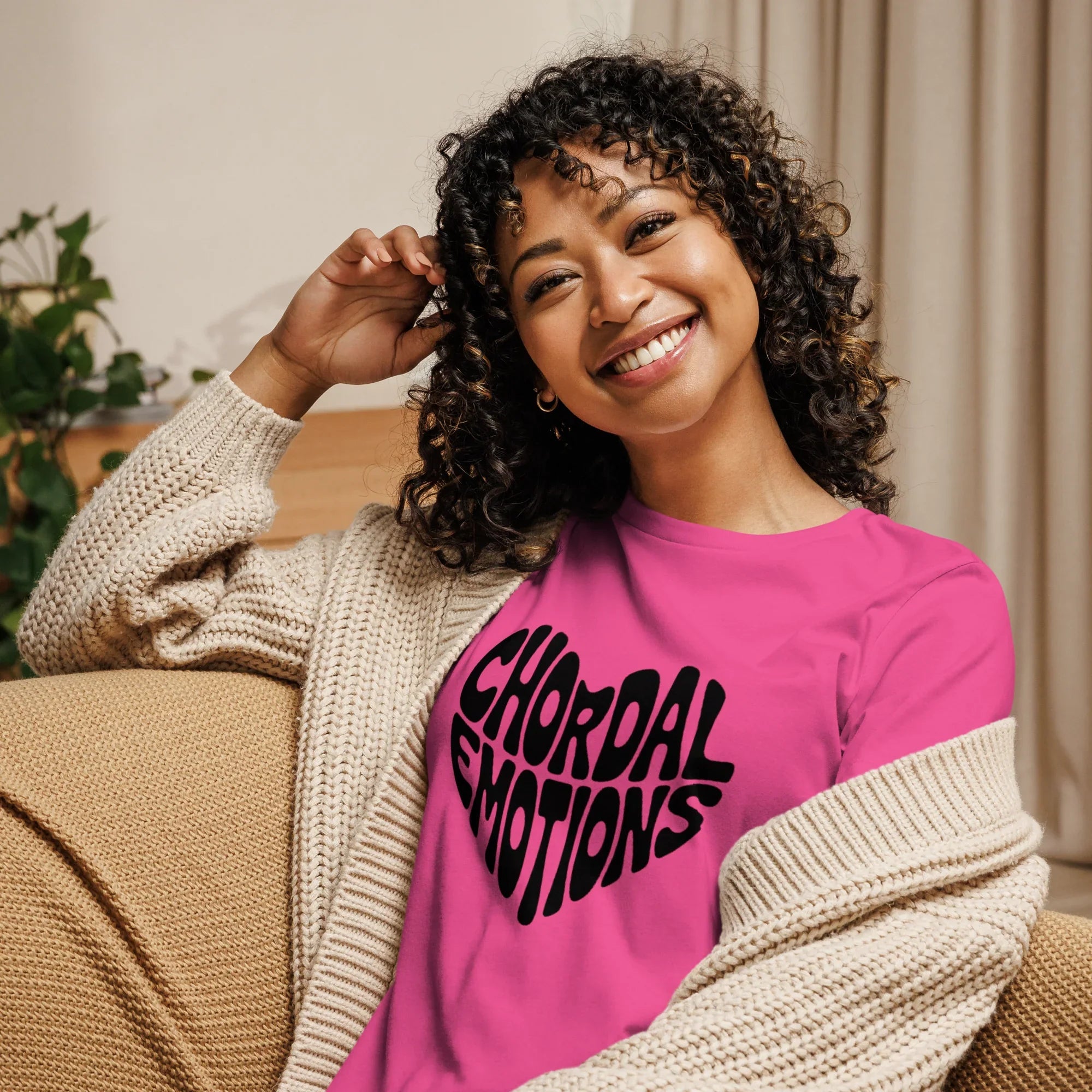 Chordal Emotions Groovy Heart Tee - RaZits