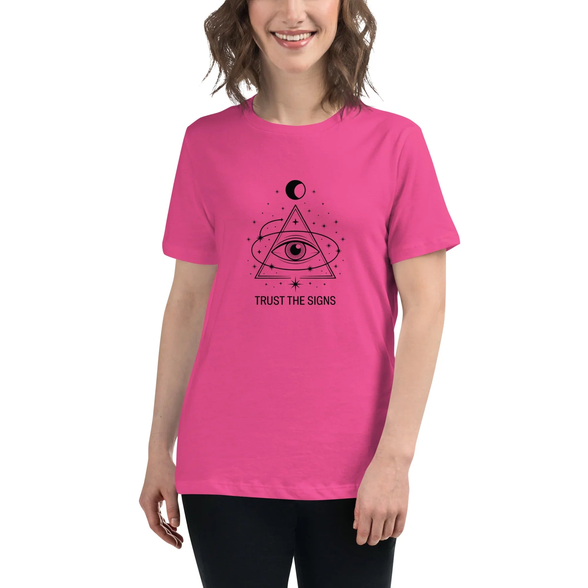 Trust the Signs T-Shirt – Third Eye Cosmic Triangle - RaZits