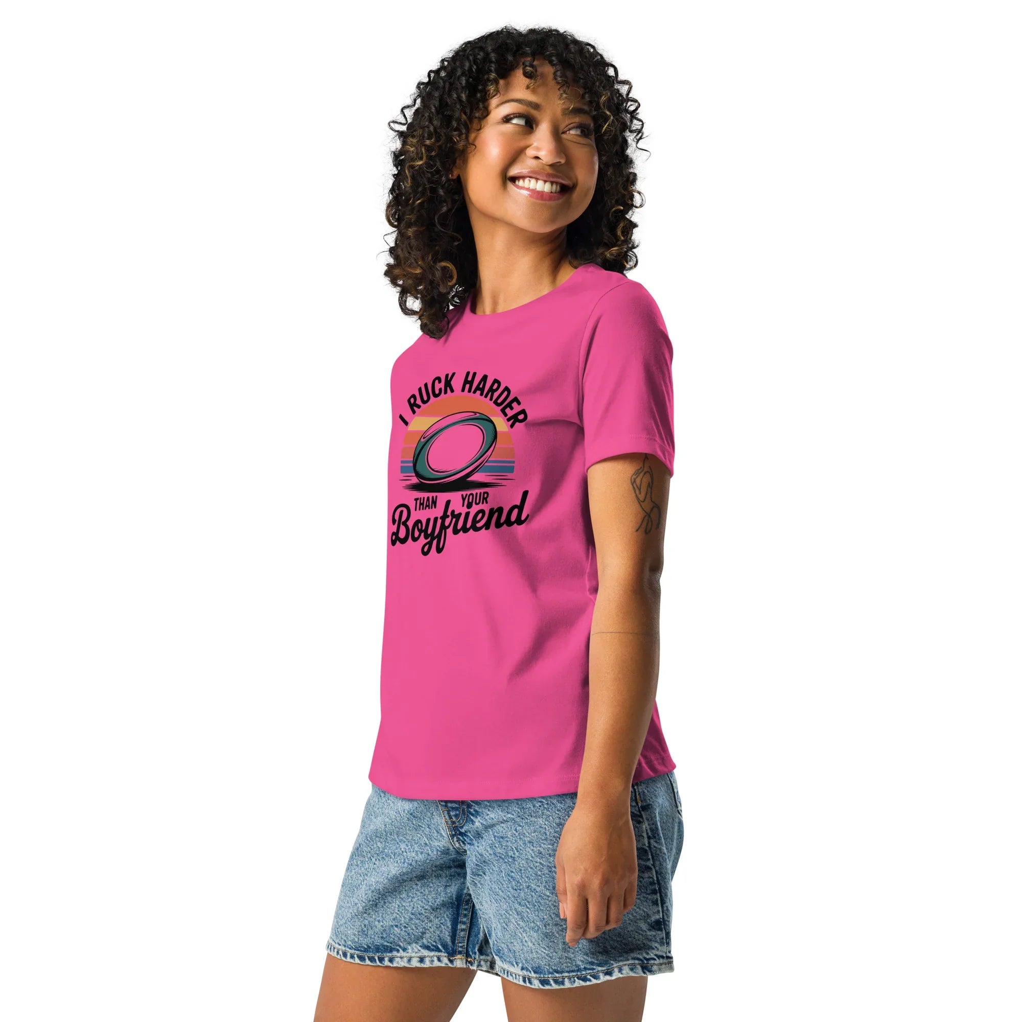 I Ruck Harder Tee – Bold Women's Rugby Statement - RaZits