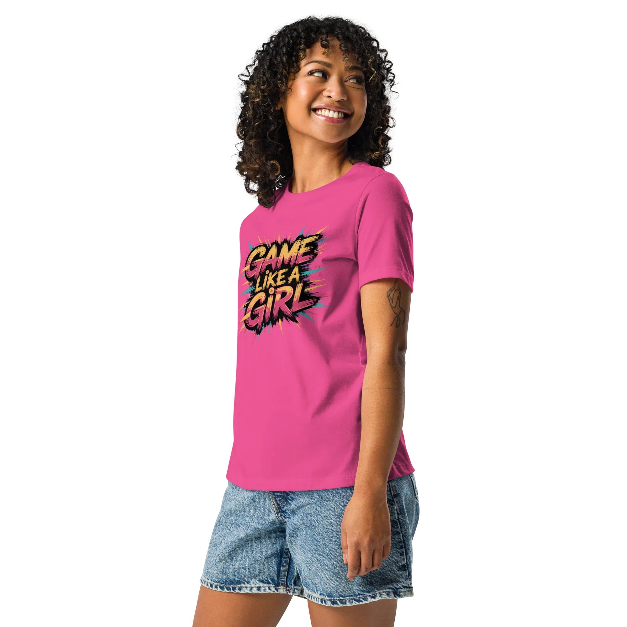 Game Like a Girl Shirt – Bold Neon Gamer Tee - RaZits