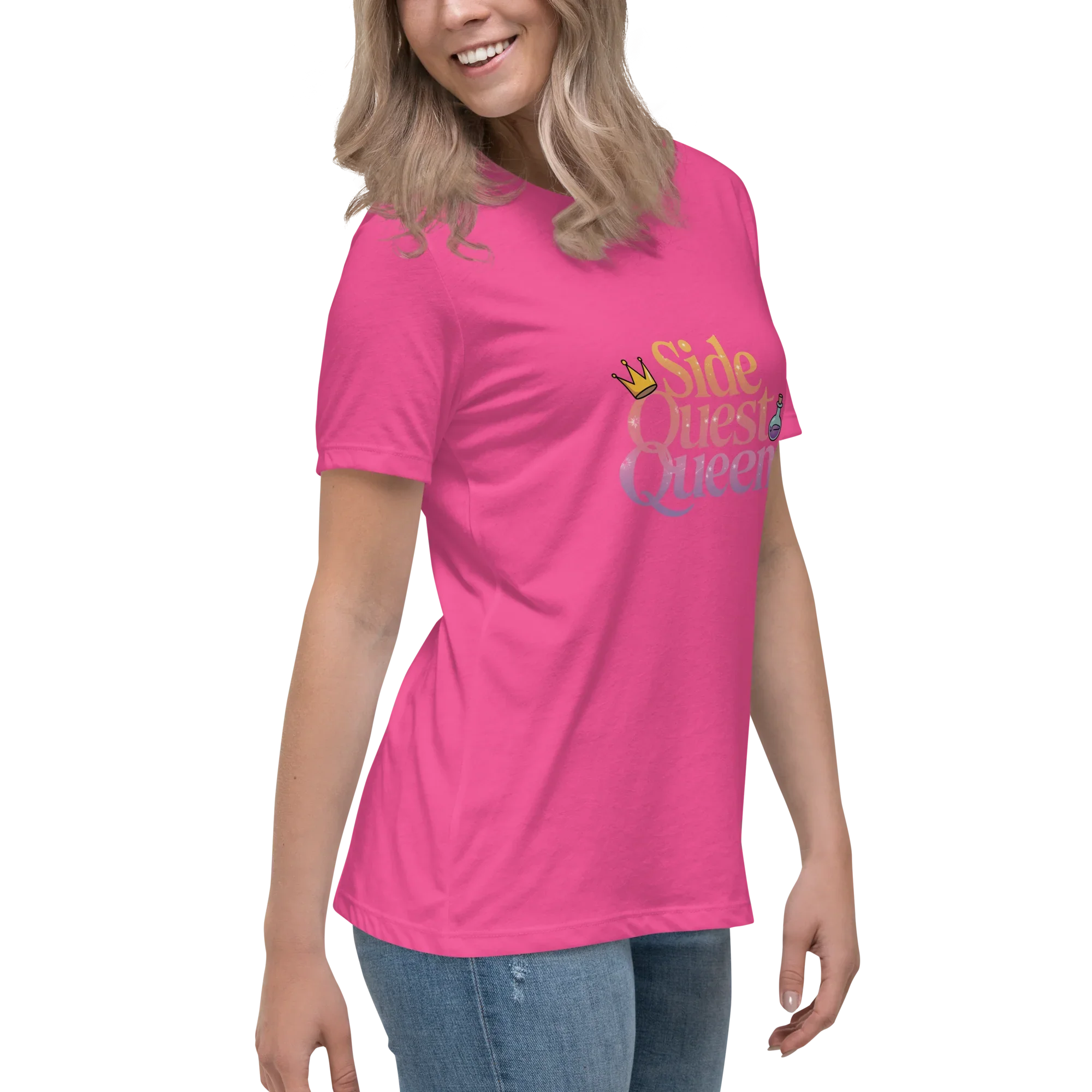 Side Quest Queen Shirt – Fantasy Gamer Girl Tee - RaZits