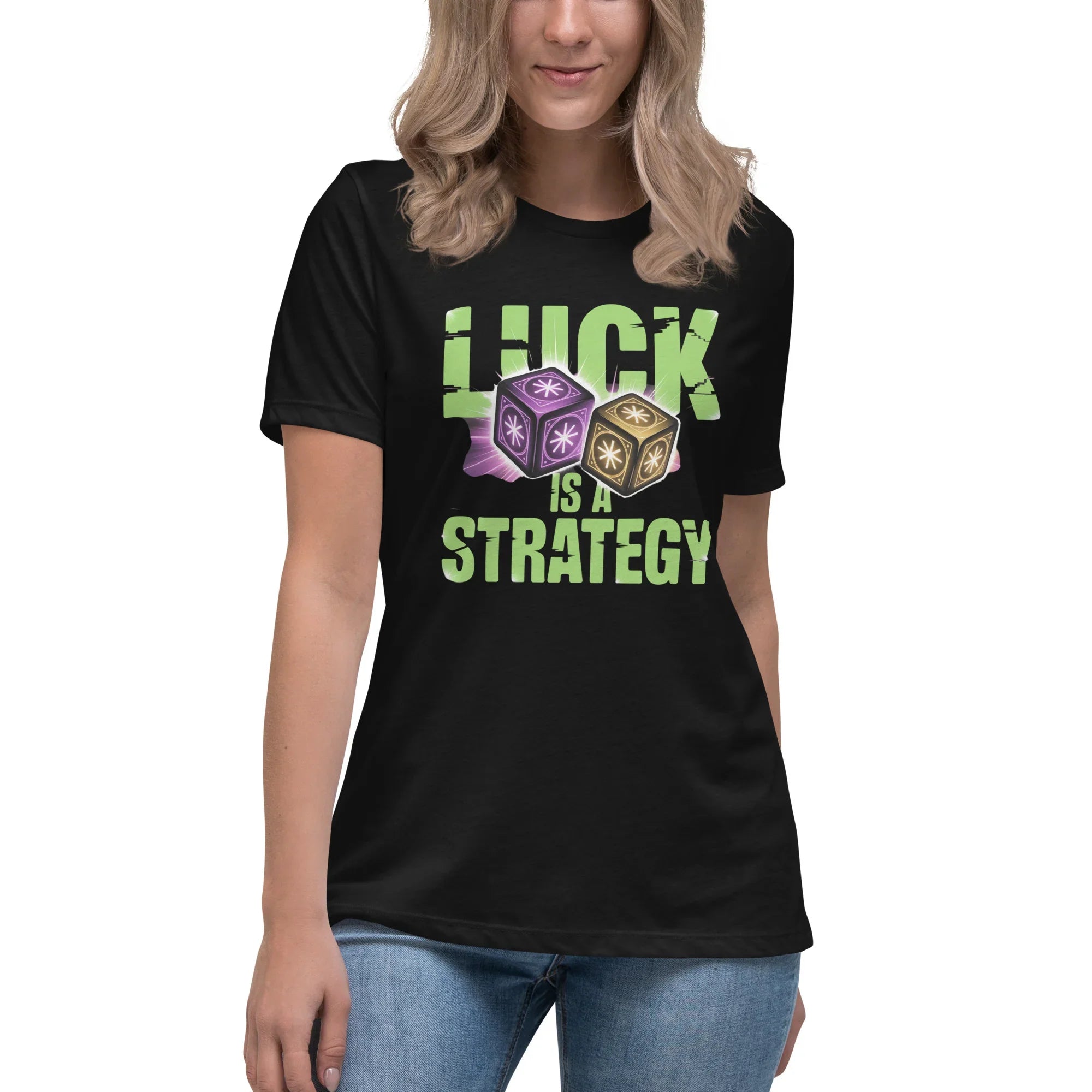 Luck Is A Strategy - Rogue Like Action T-Shirt - RaZits