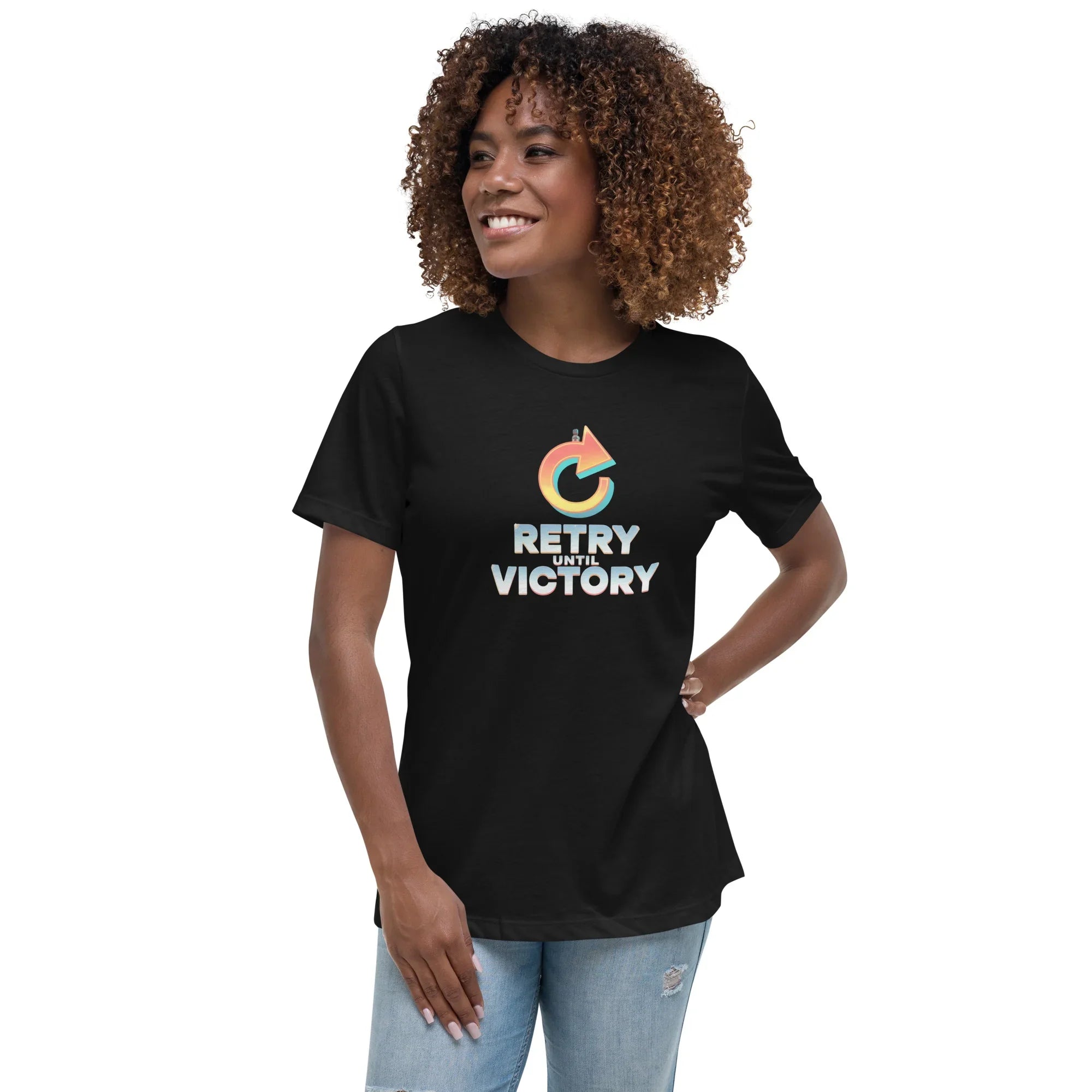 Retry Until Victory - Rogue Like Action T-Shirt - RaZits