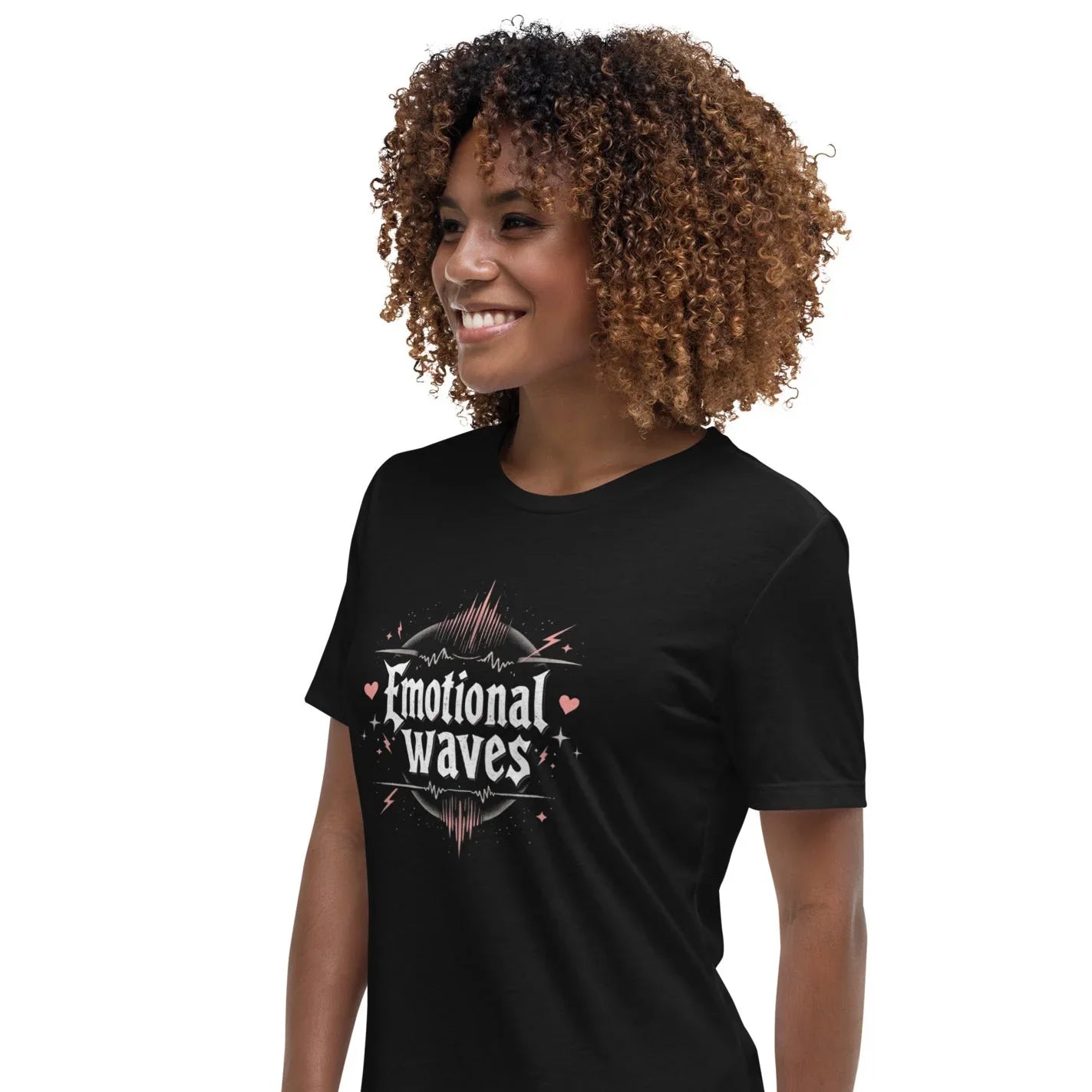 Emotional Waves Tee – Abstract Fluid Art Shirt - RaZits