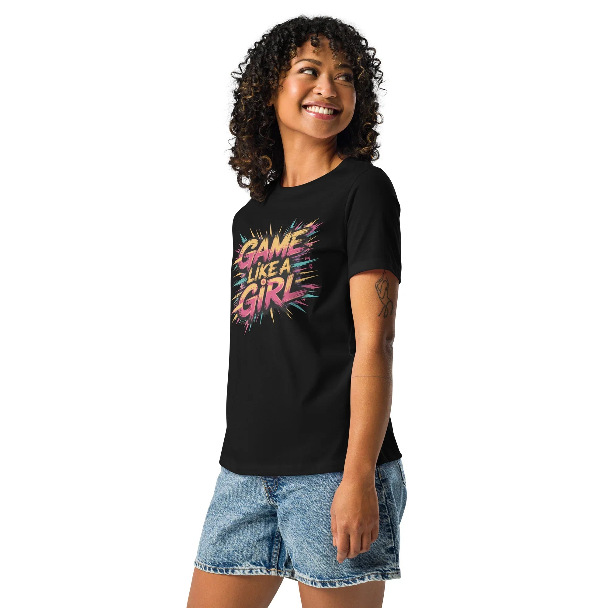 Game Like a Girl Shirt – Bold Neon Gamer Tee - RaZits