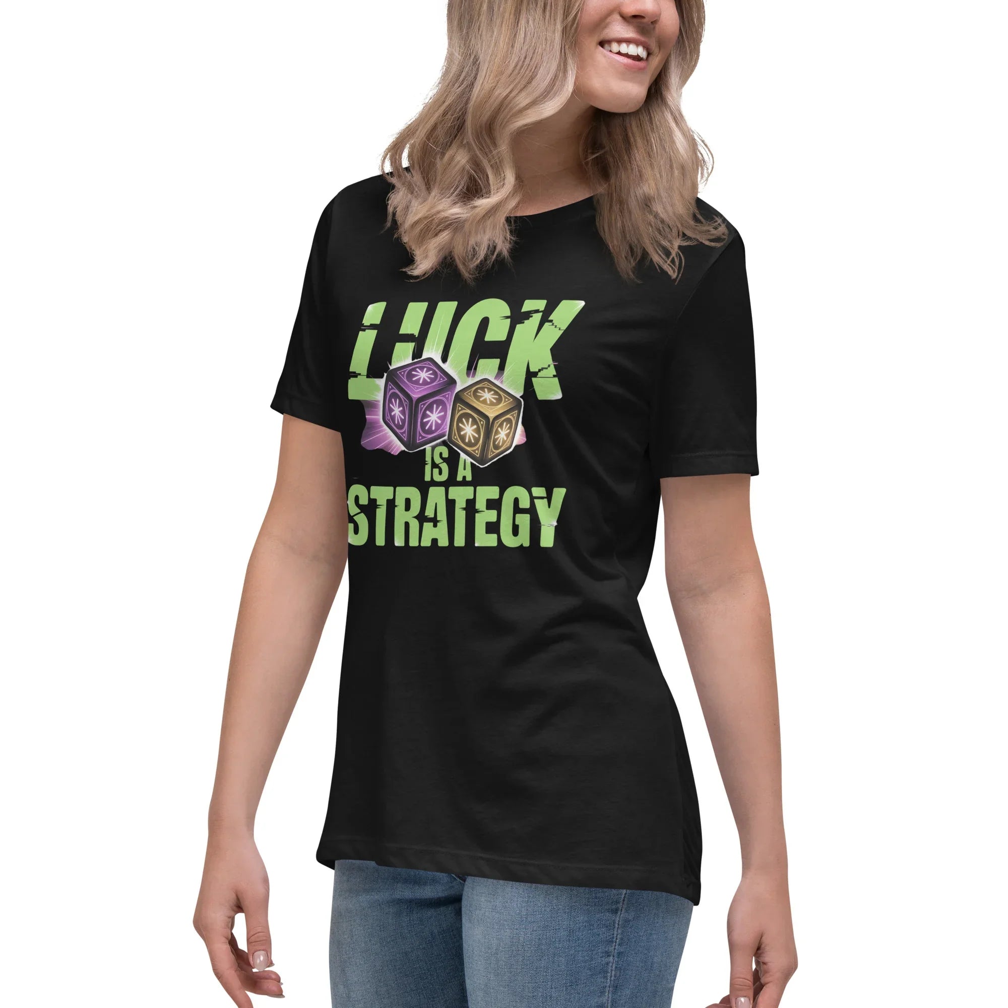 Luck Is A Strategy - Rogue Like Action T-Shirt - RaZits