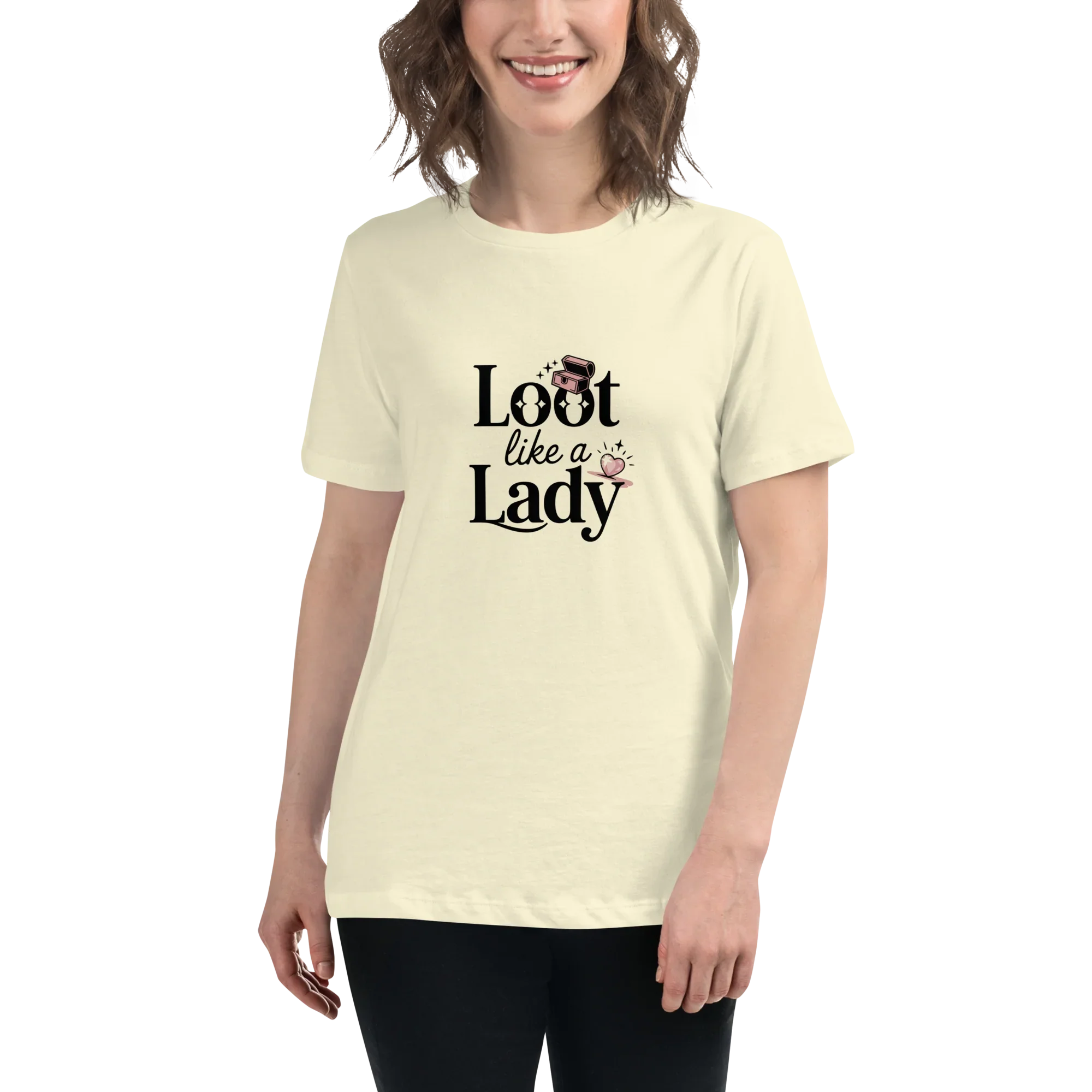 Loot Like a Lady Shirt – Red Gamer Girl Tee - RaZits