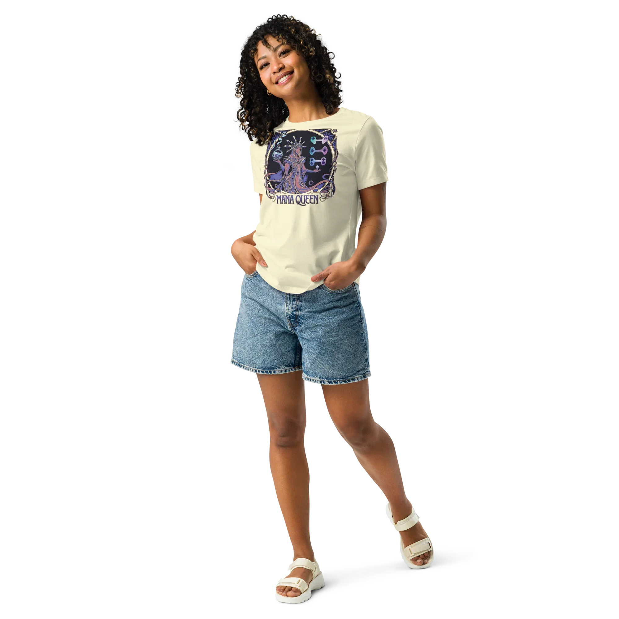 Mana Queen Shirt – Fantasy Sorceress Gamer Tee - RaZits