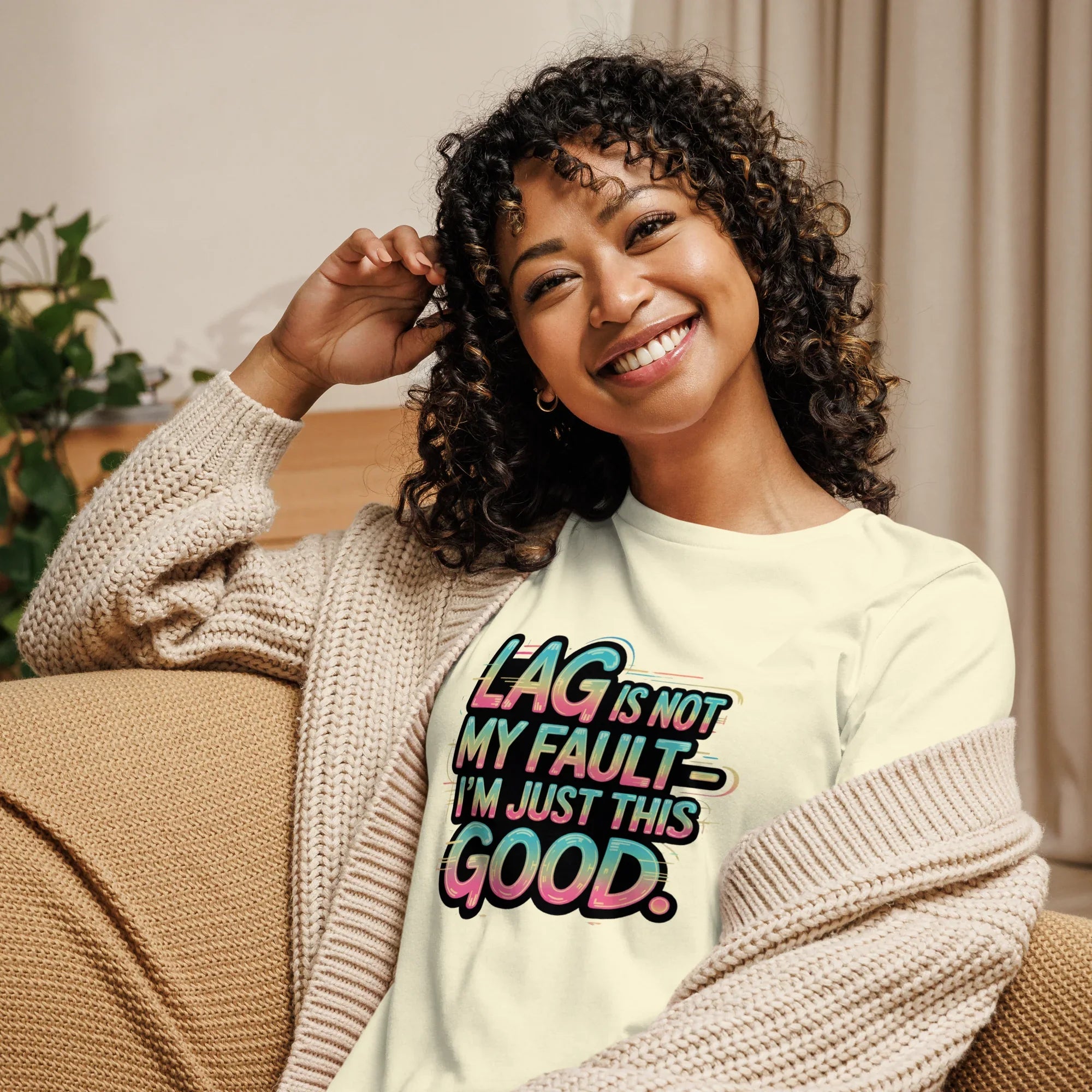 Lag Is Not My Fault Shirt – Funny Gamer Girl Tee - RaZits