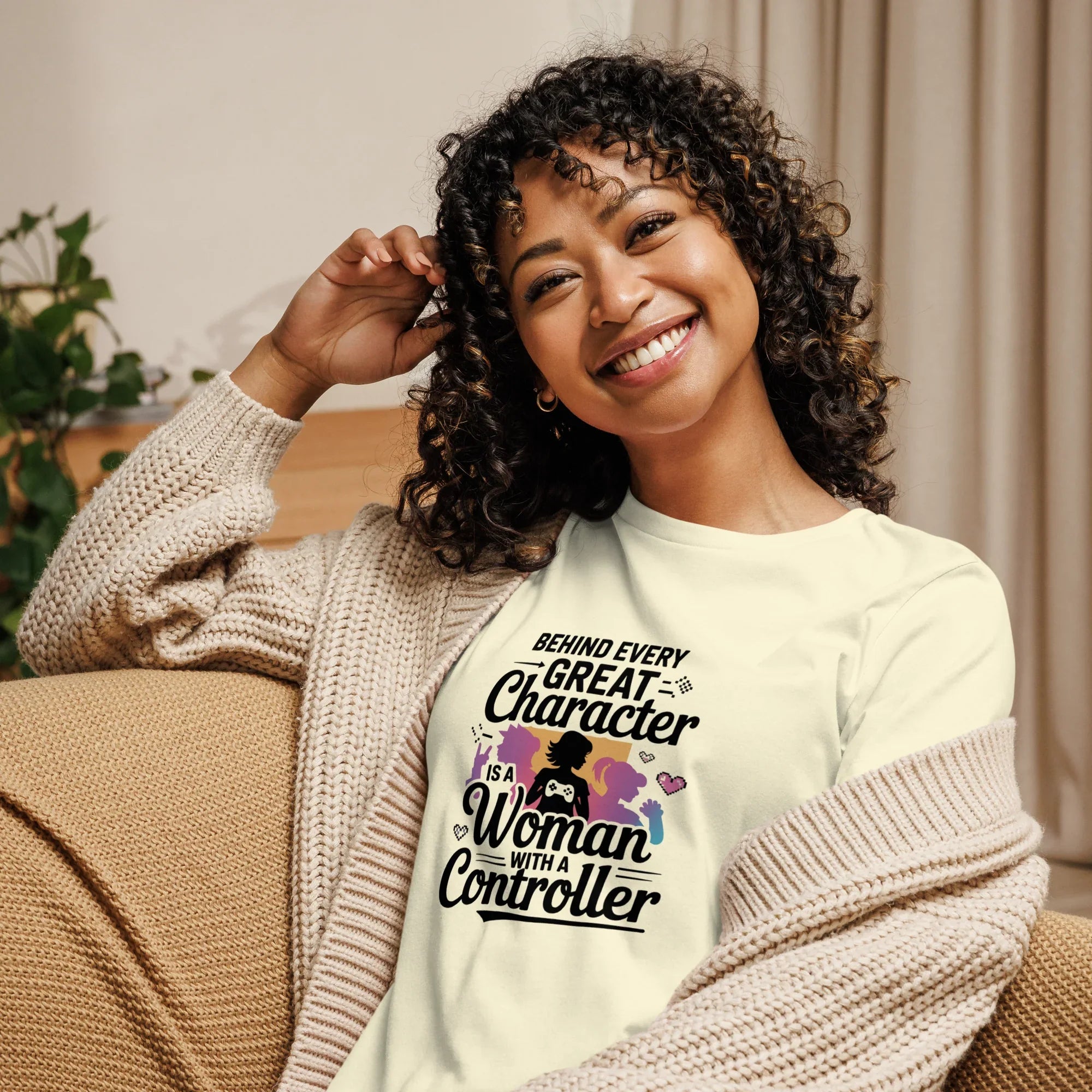Woman with a Controller Shirt – Gamer Girl Power Tee - RaZits