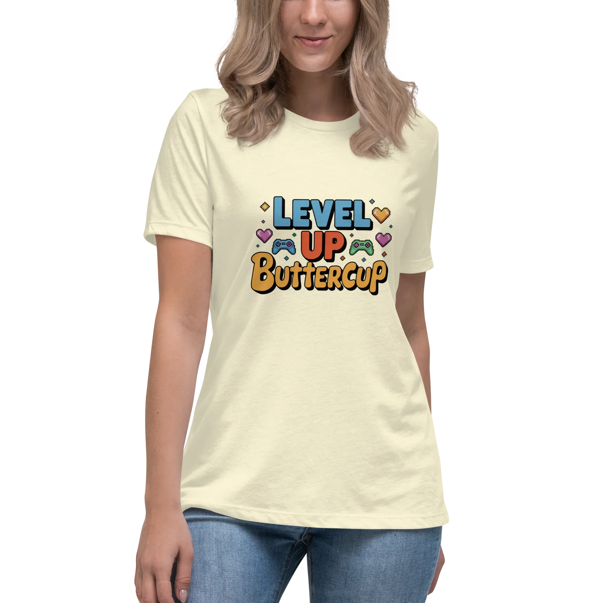 Level Up Buttercup Shirt – Cute Gamer Girl Tee - RaZits