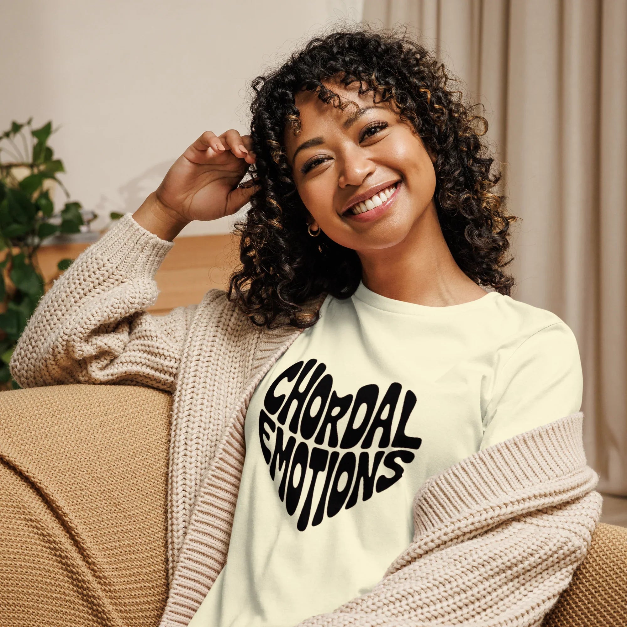 Chordal Emotions Groovy Heart Tee - RaZits
