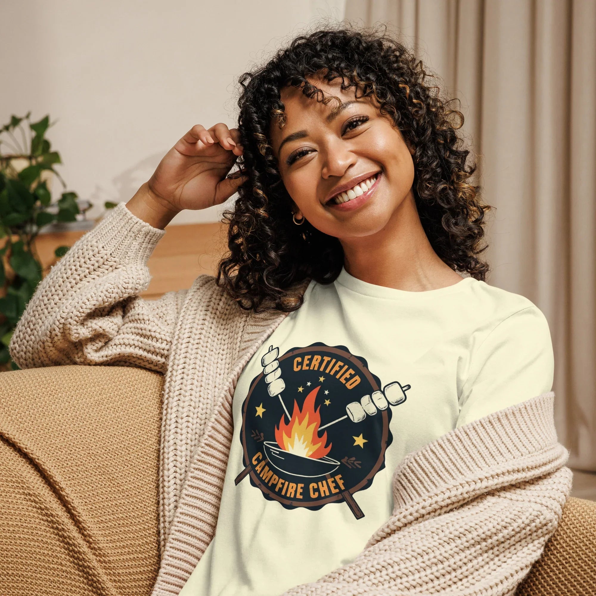 Powered by S’mores Tee – Marshmallow Camping Shirt - RaZits