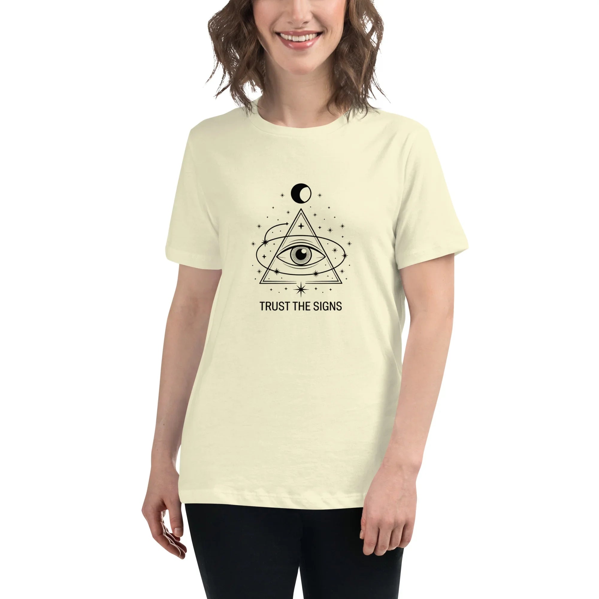 Trust the Signs T-Shirt – Third Eye Cosmic Triangle - RaZits