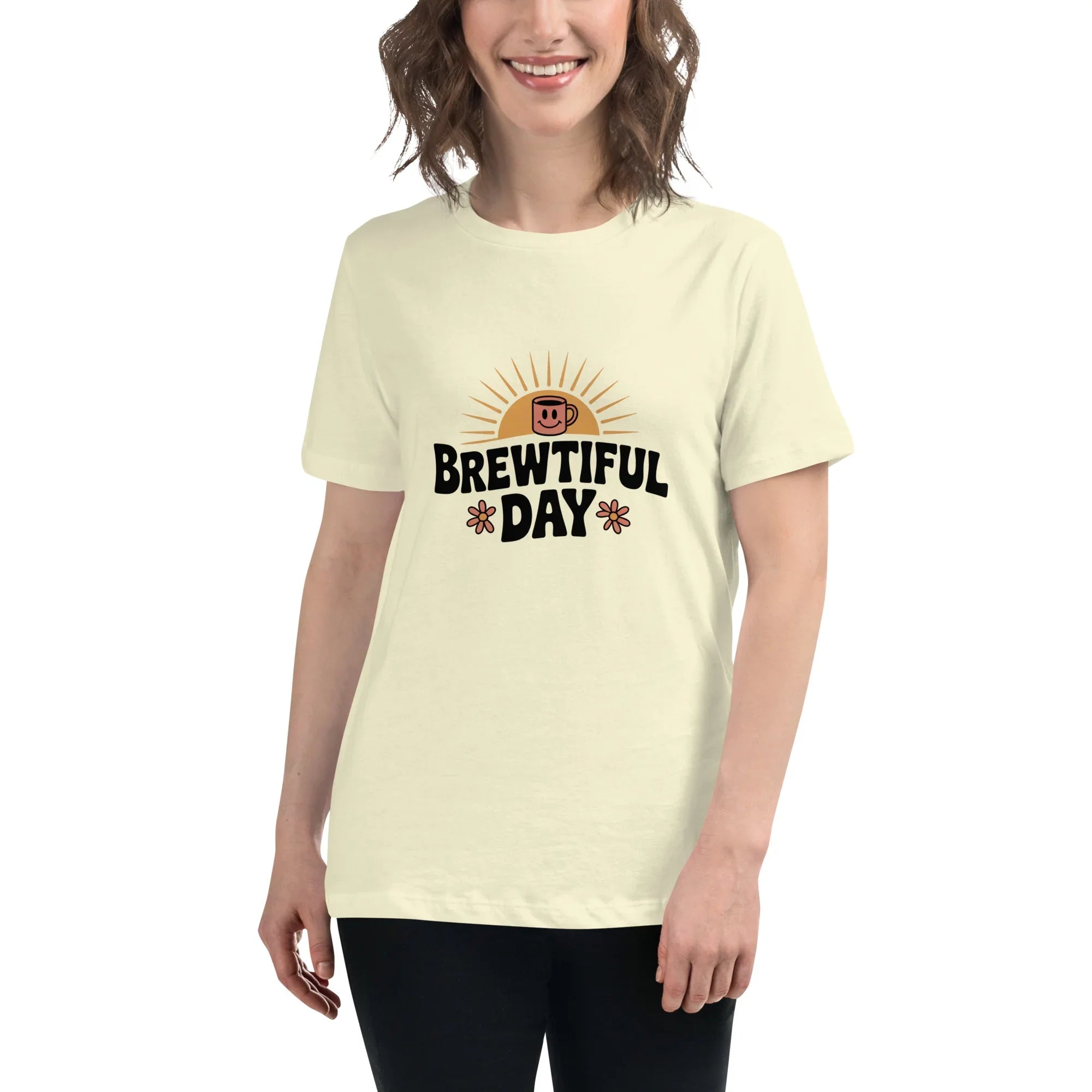 Brewtiful Day Sunrise Coffee Tee - RaZits