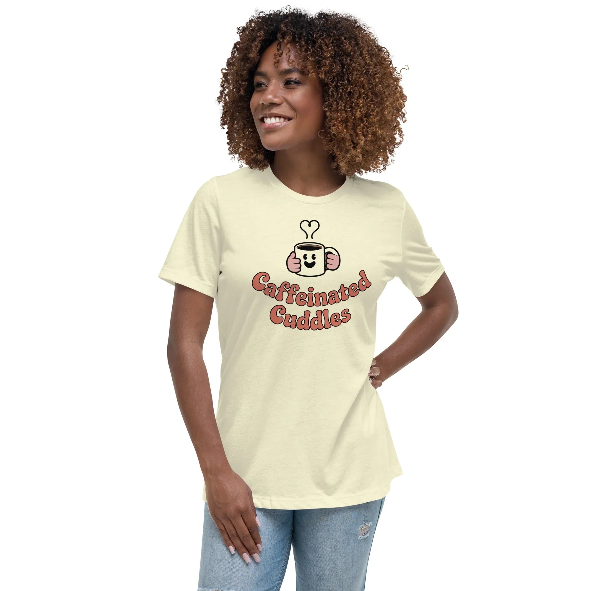 Caffeinated Cuddles Tee – Cozy Mug Love - RaZits