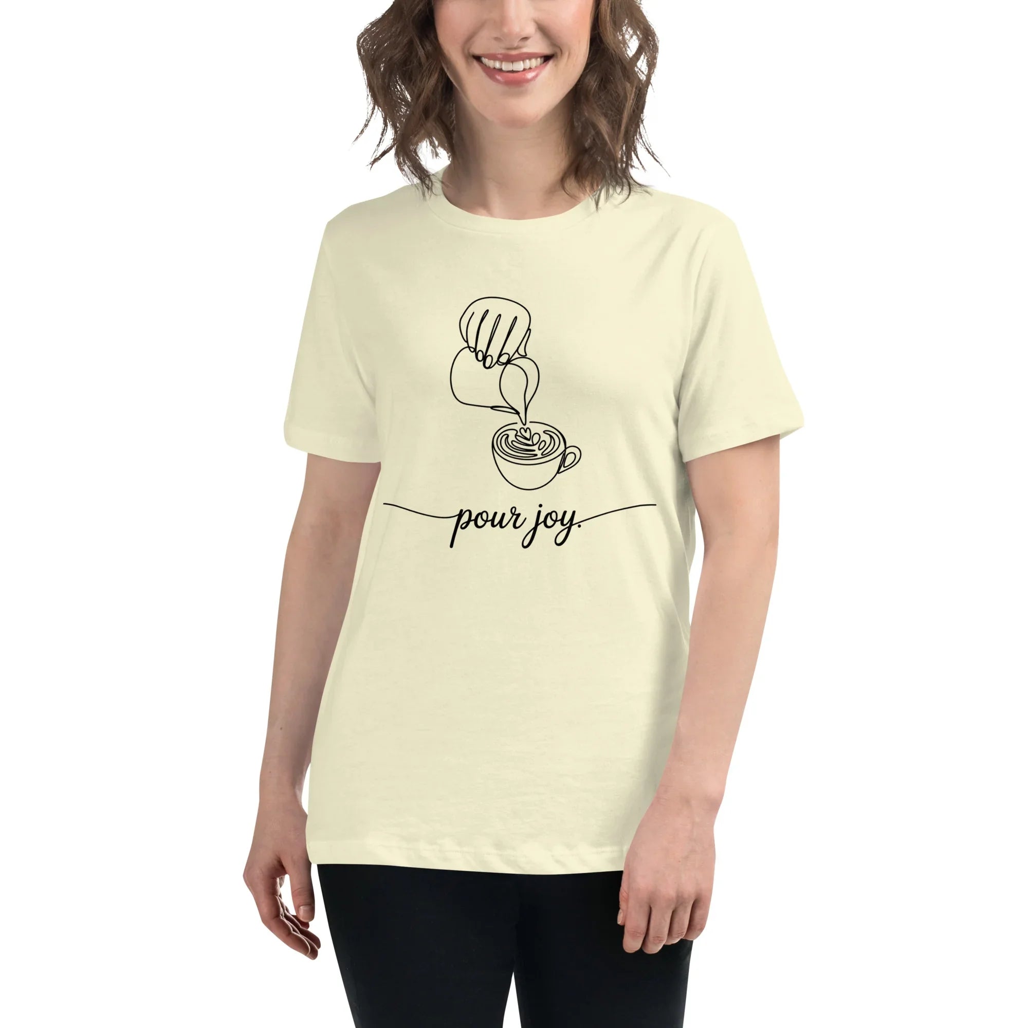 Pour Joy Latte Art Tee - RaZits