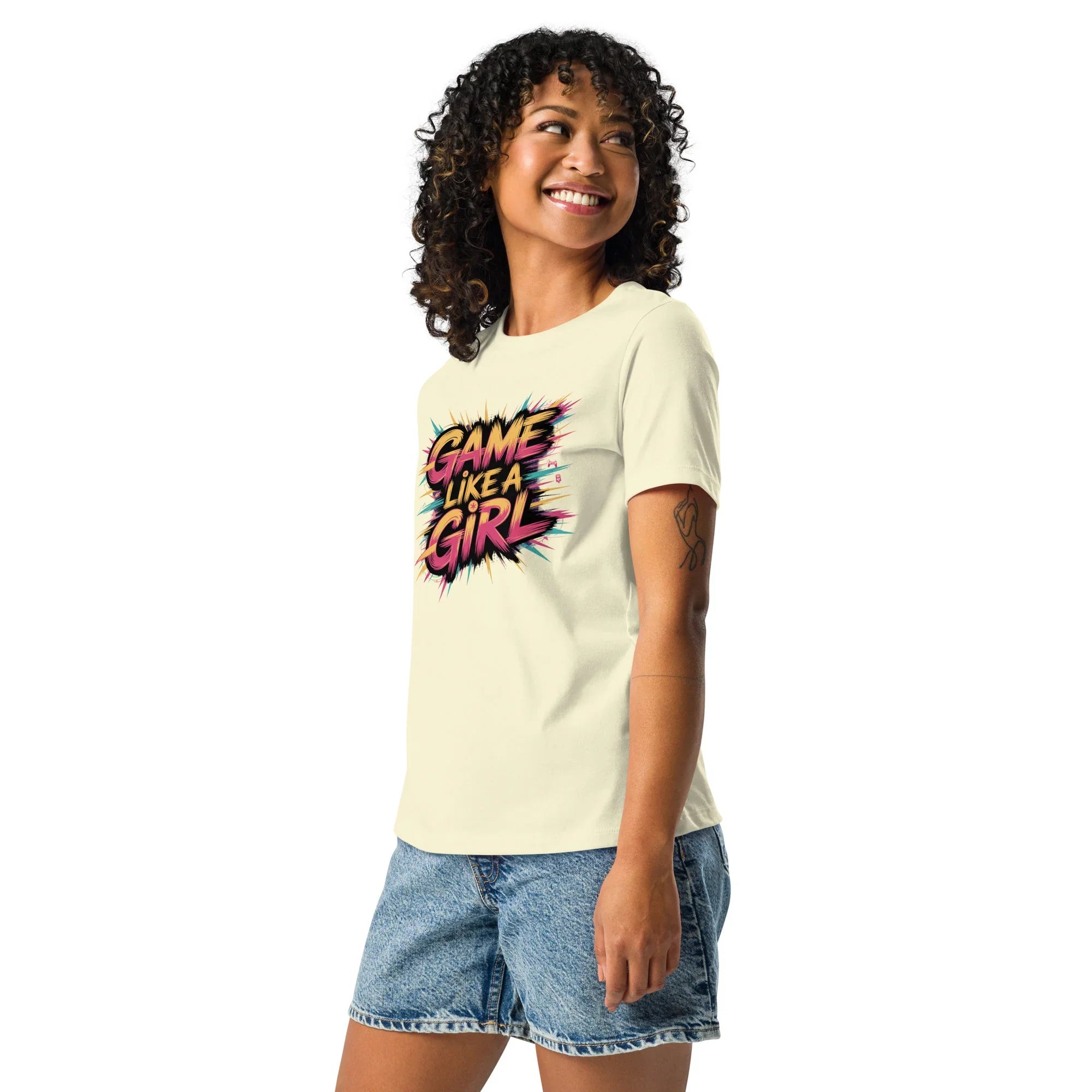 Game Like a Girl Shirt – Bold Neon Gamer Tee - RaZits