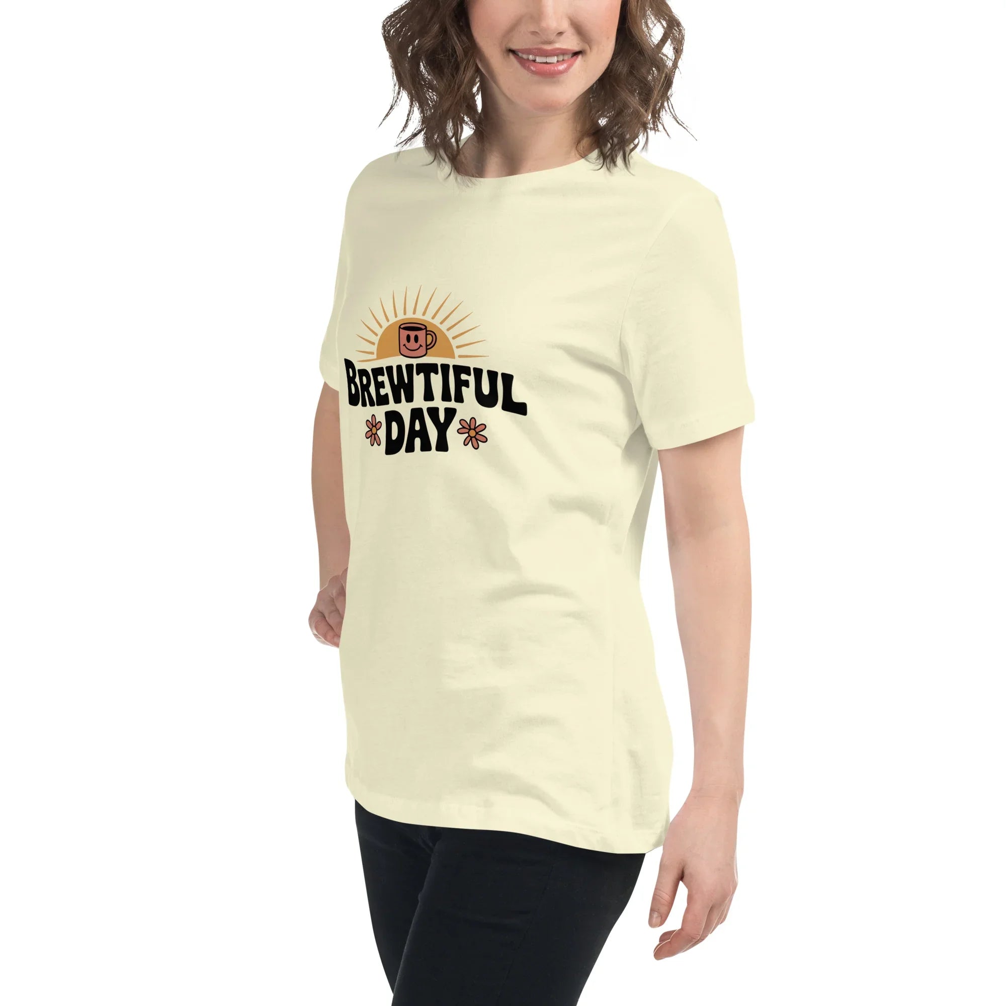 Brewtiful Day Sunrise Coffee Tee - RaZits