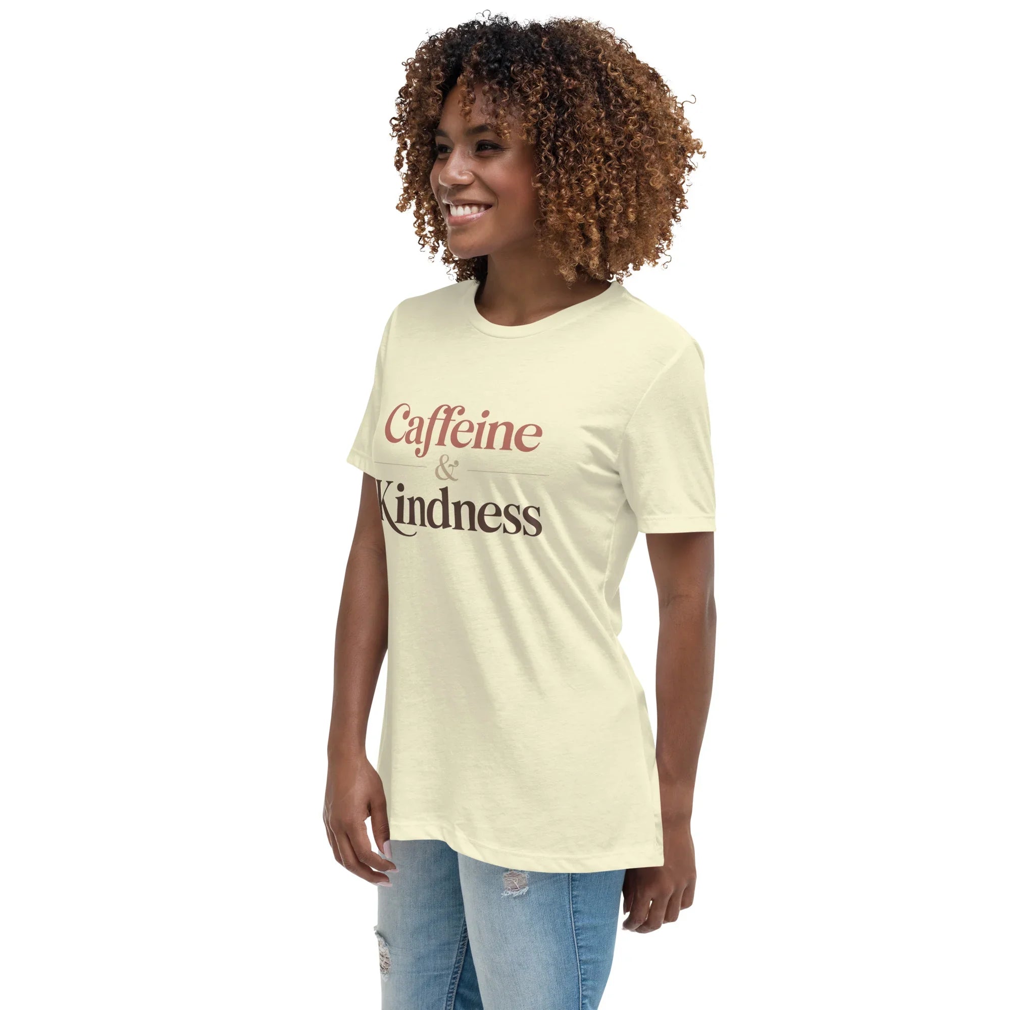 Caffeine & Kindness Minimalist Tee - RaZits