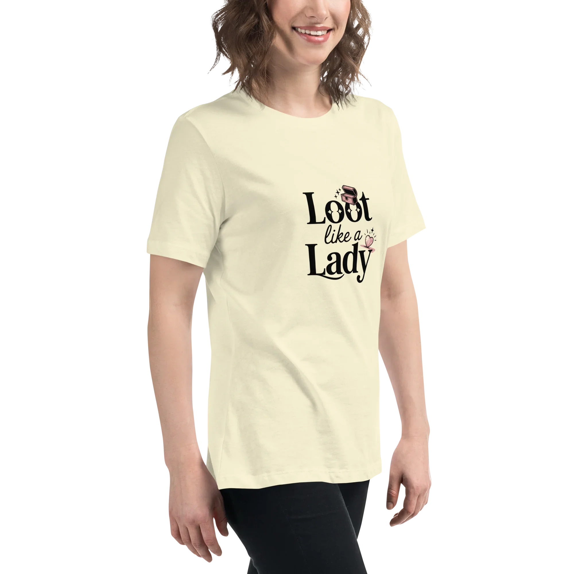 Loot Like a Lady Shirt – Red Gamer Girl Tee - RaZits