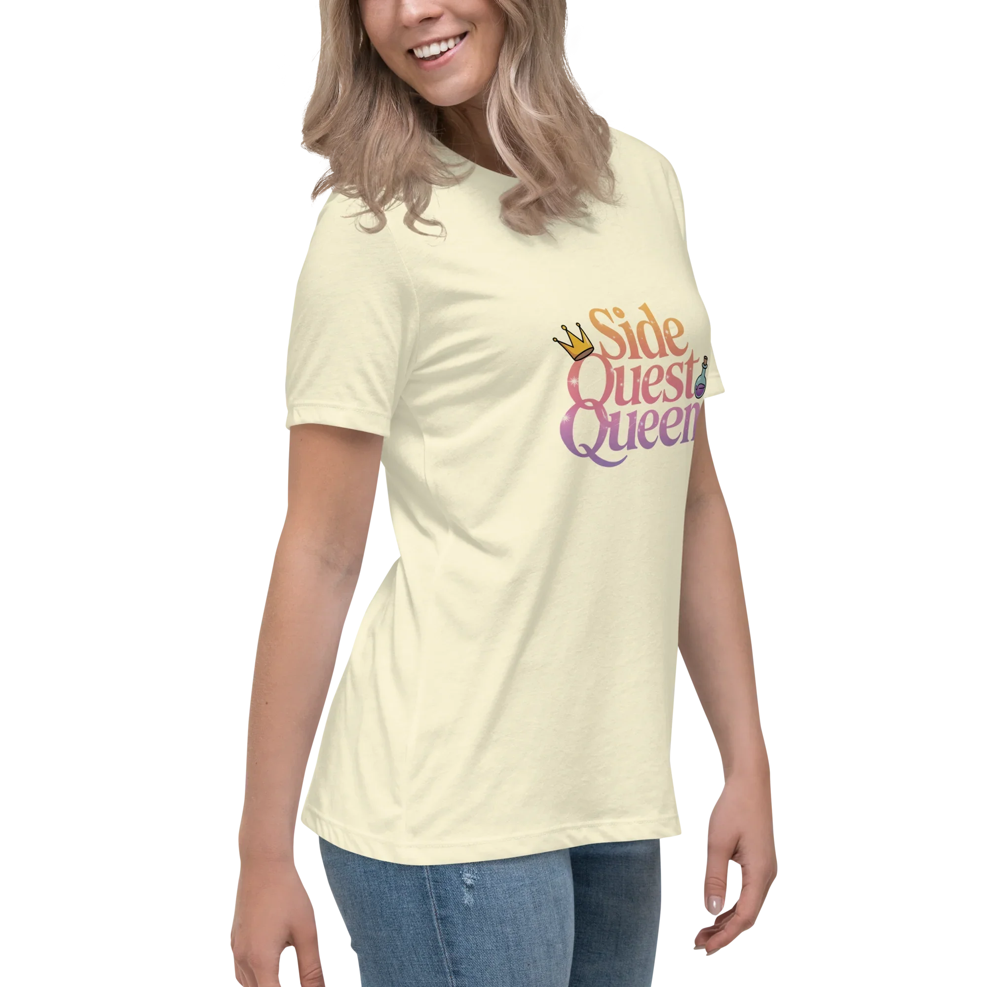 Side Quest Queen Shirt – Fantasy Gamer Girl Tee - RaZits