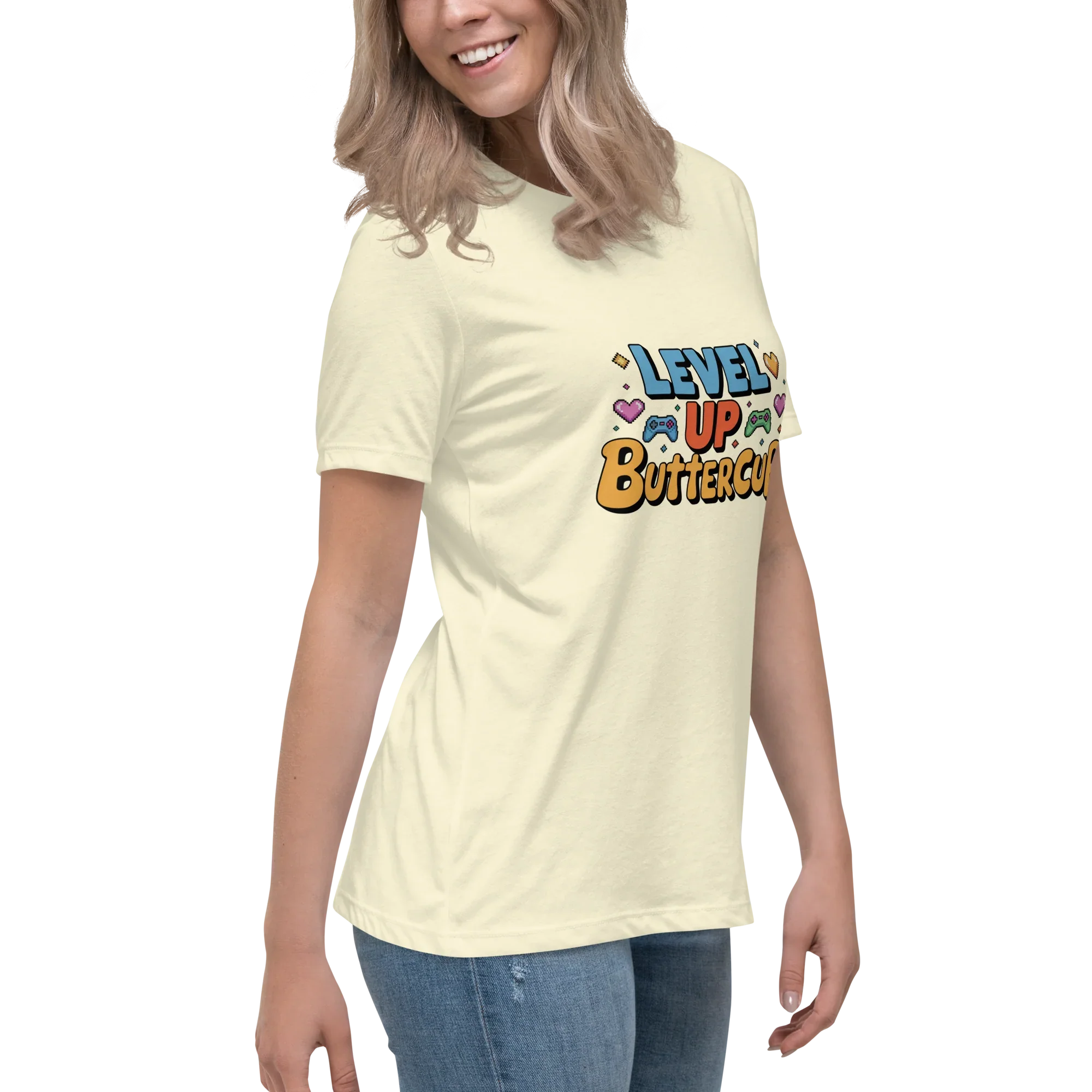 Level Up Buttercup Shirt – Cute Gamer Girl Tee - RaZits