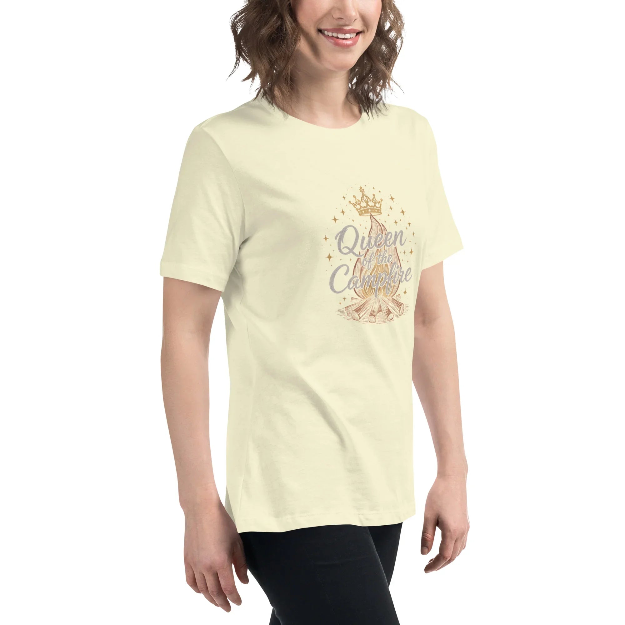 Queen of the Campfire Tee – Outdoor Art Shirt - RaZits