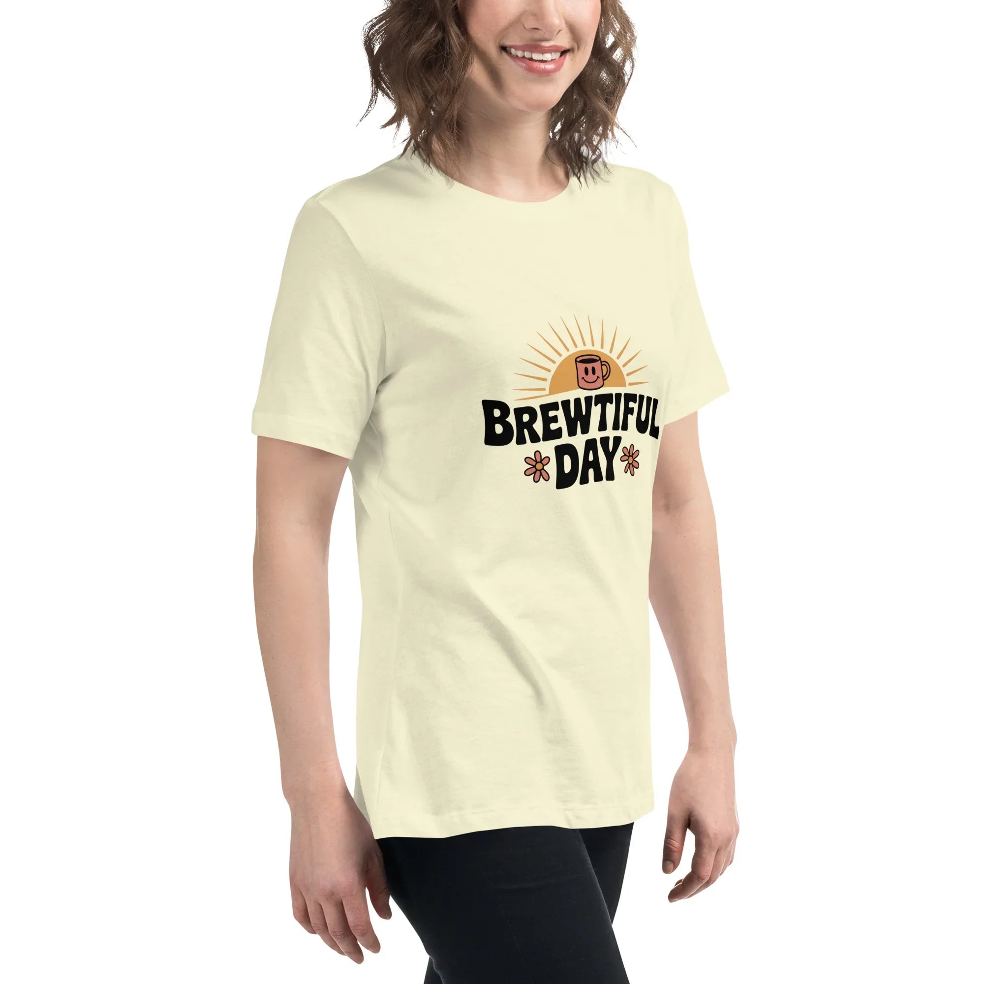 Brewtiful Day Sunrise Coffee Tee - RaZits